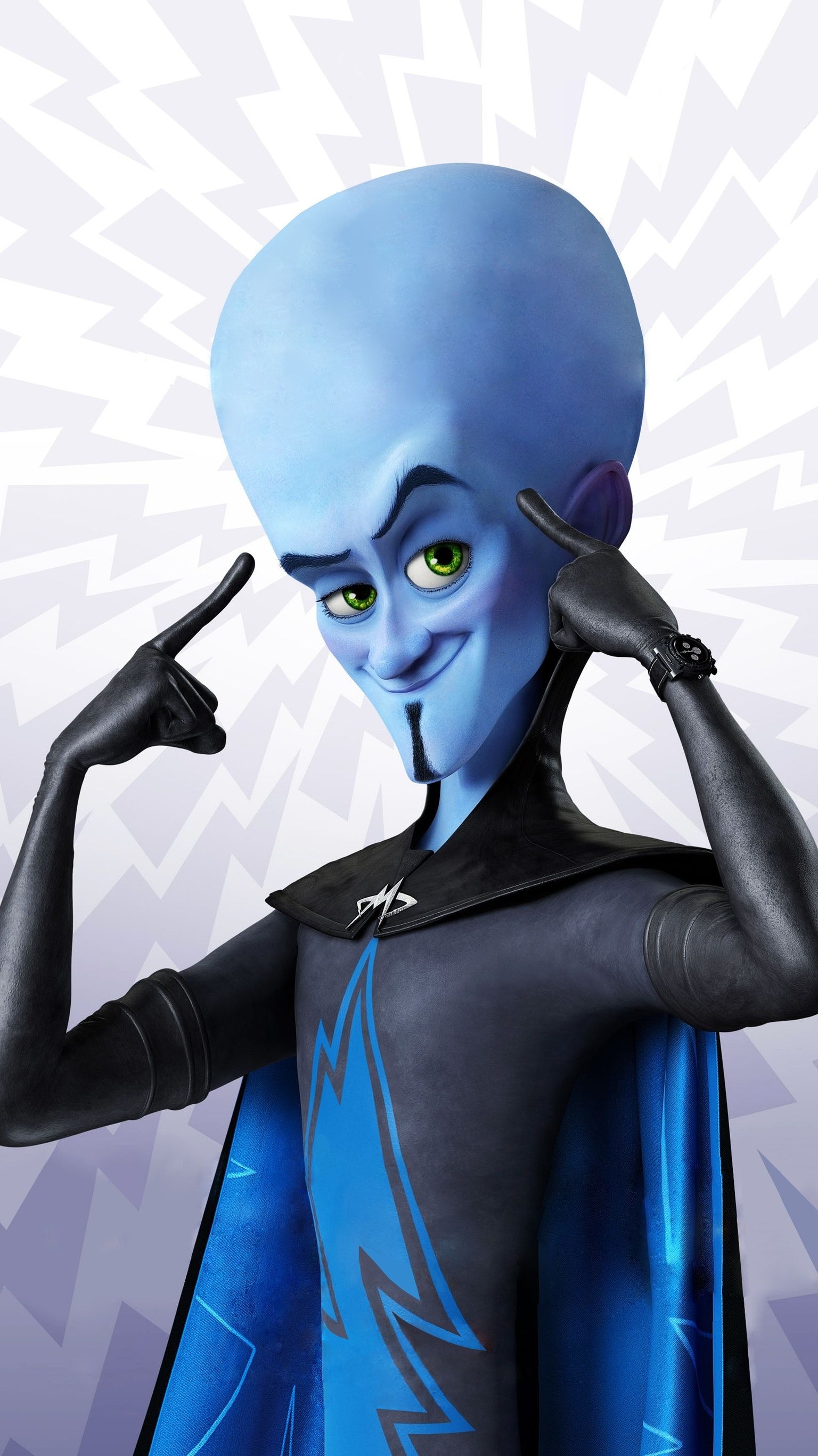 Megamind 2010 phone wallpaper, Moviemania collection, Animated character wallpapers, Cute cartoon art, 1540x2740 HD Phone
