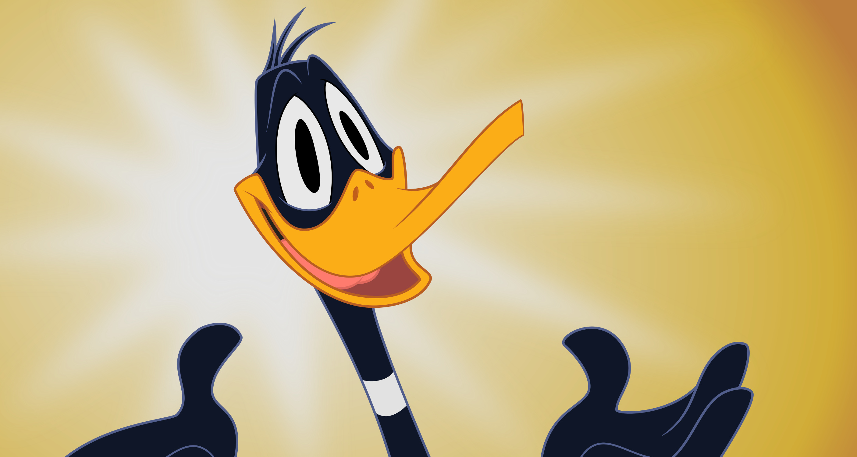 Daffy Duck, Looney Tunes, Animated character, Classic cartoons, 2820x1500 HD Desktop