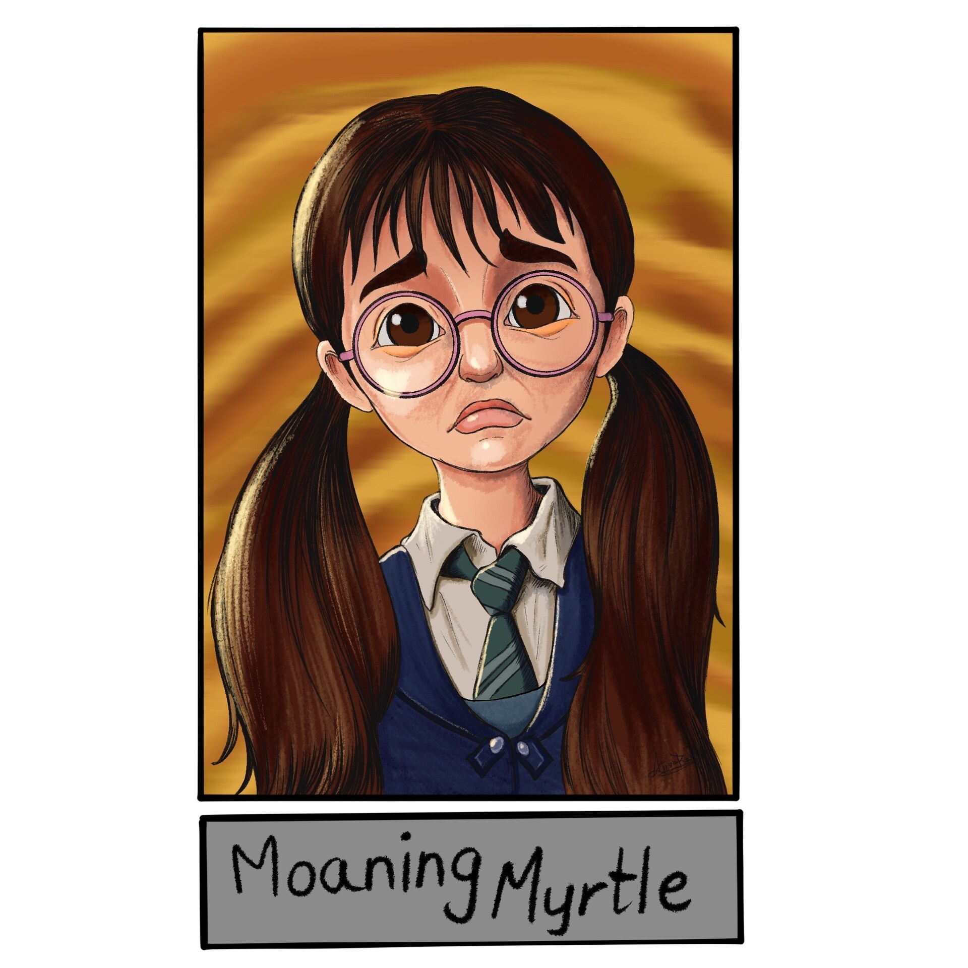 Moaning Myrtle, Movies, ArtStation, Moaning Myrtle, 1920x1920 HD Phone