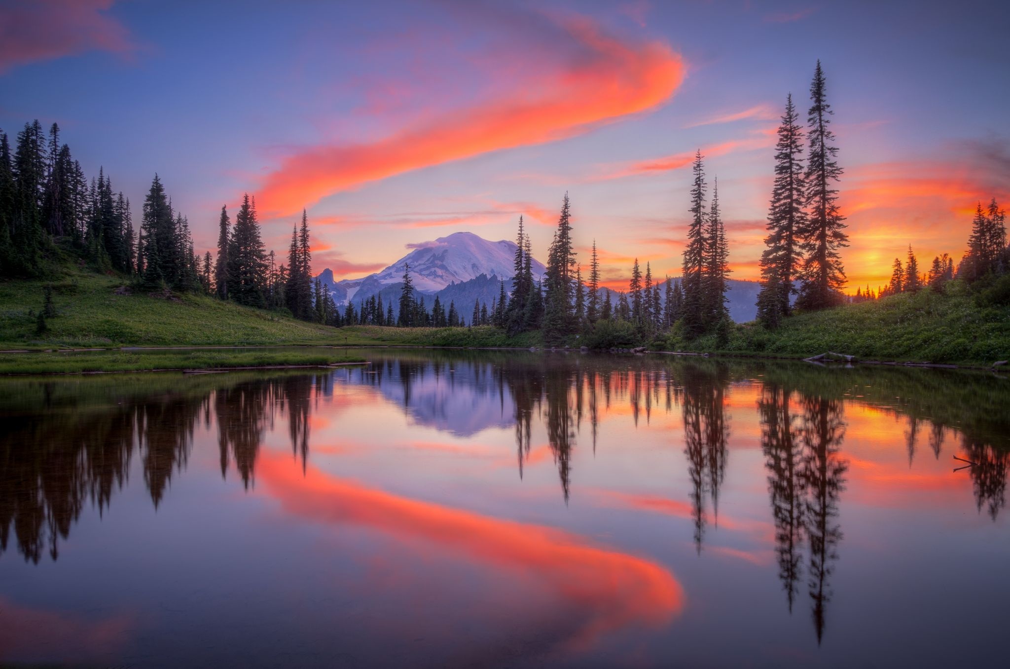 Mount Rainier, National Park, Washington's Oldest Park, Travels, 2050x1360 HD Desktop