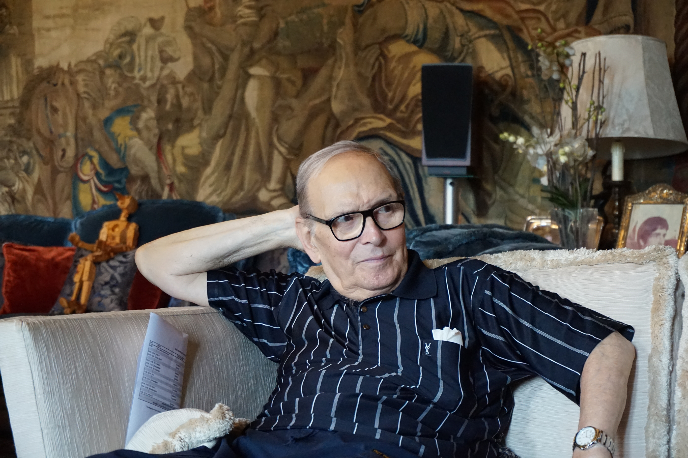 Ennio Morricone, Musical prodigy, Captivating melodies, Inspiring compositions, 2730x1820 HD Desktop