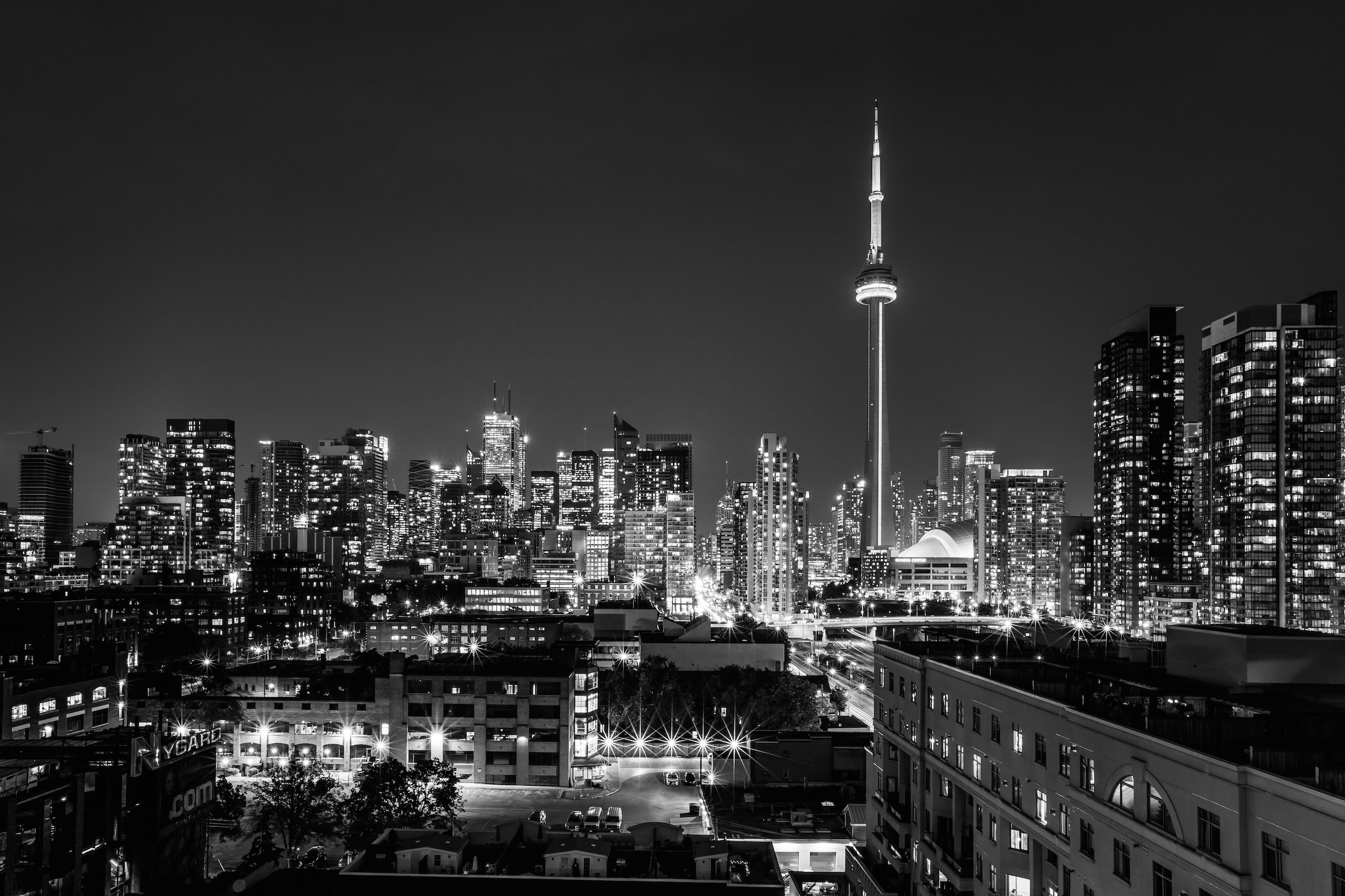 Toronto Skyline, Creative edit, City skyline, Toronto, 2420x1610 HD Desktop
