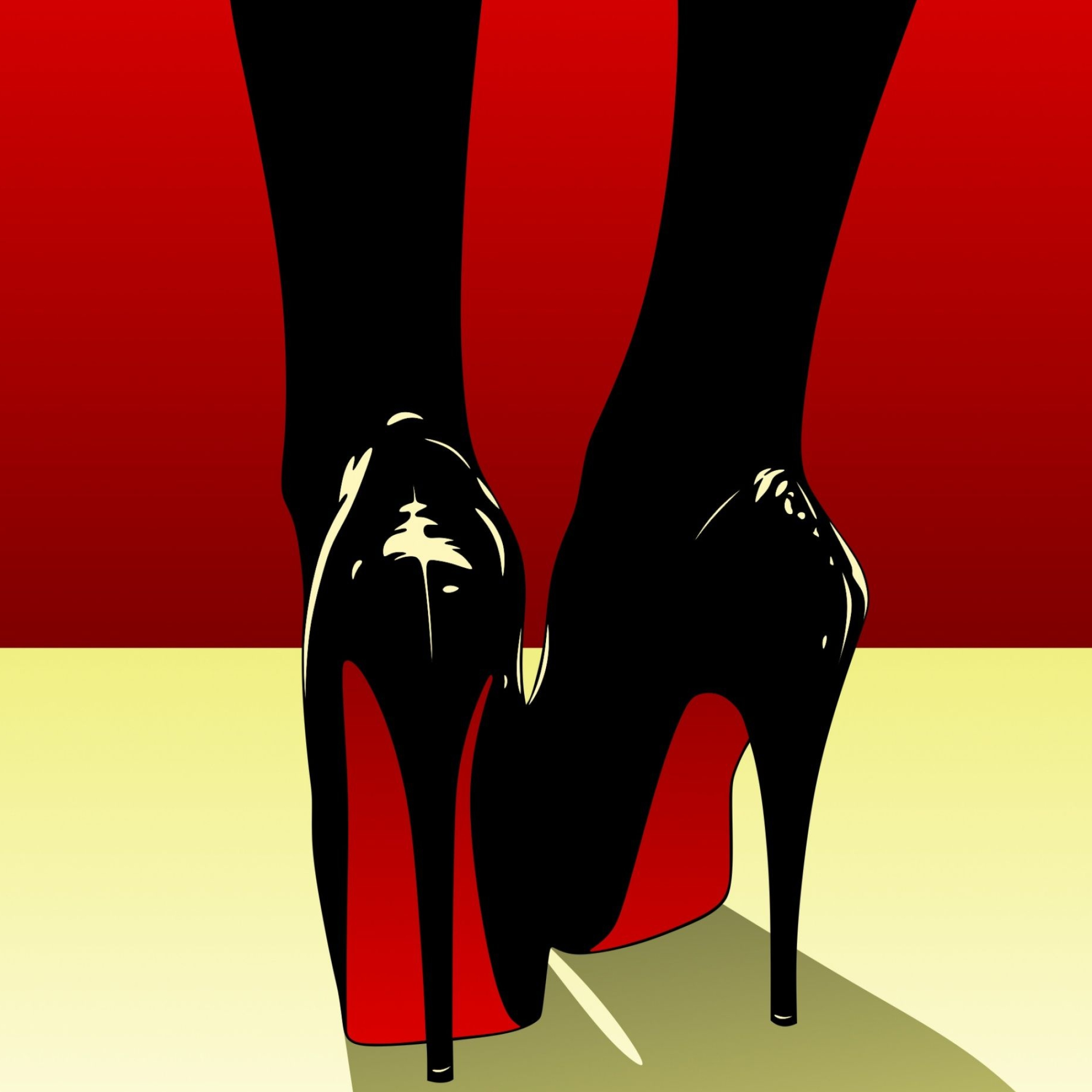 High Heels, Red shoes, Fashion statement, Glamorous footwear, 2050x2050 HD Phone