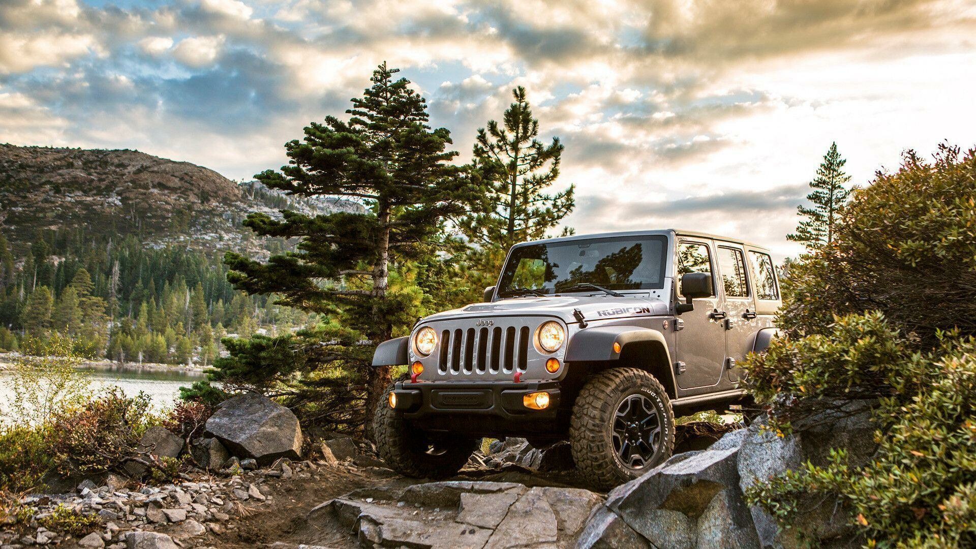Jeep Wrangler: Rubicon, Off-road and sport utility vehicle, Four-wheel drive. 1920x1080 Full HD Background.