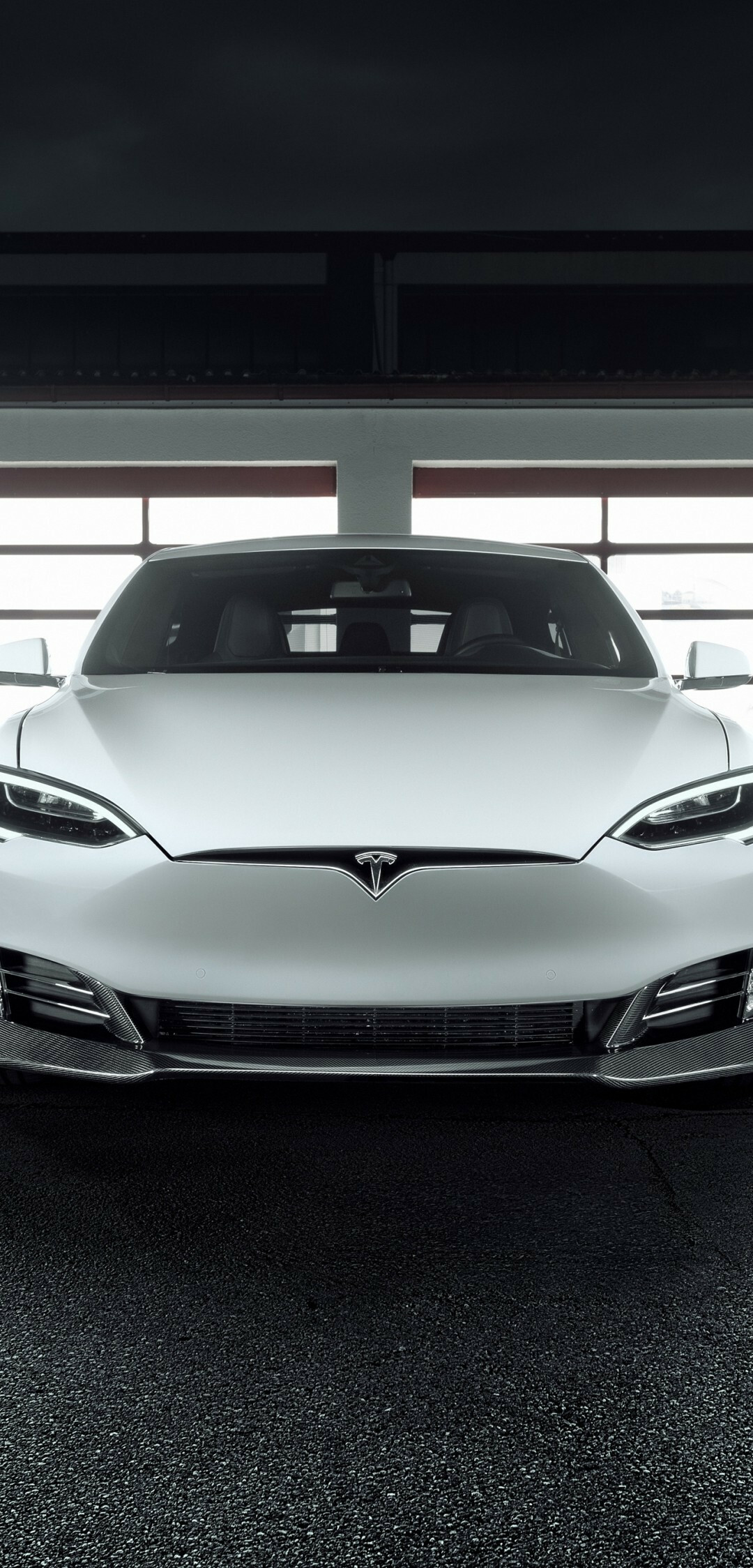 Tesla Model S: Electric car, Elon Musk, An automotive and energy storage company. 1080x2250 HD Wallpaper.