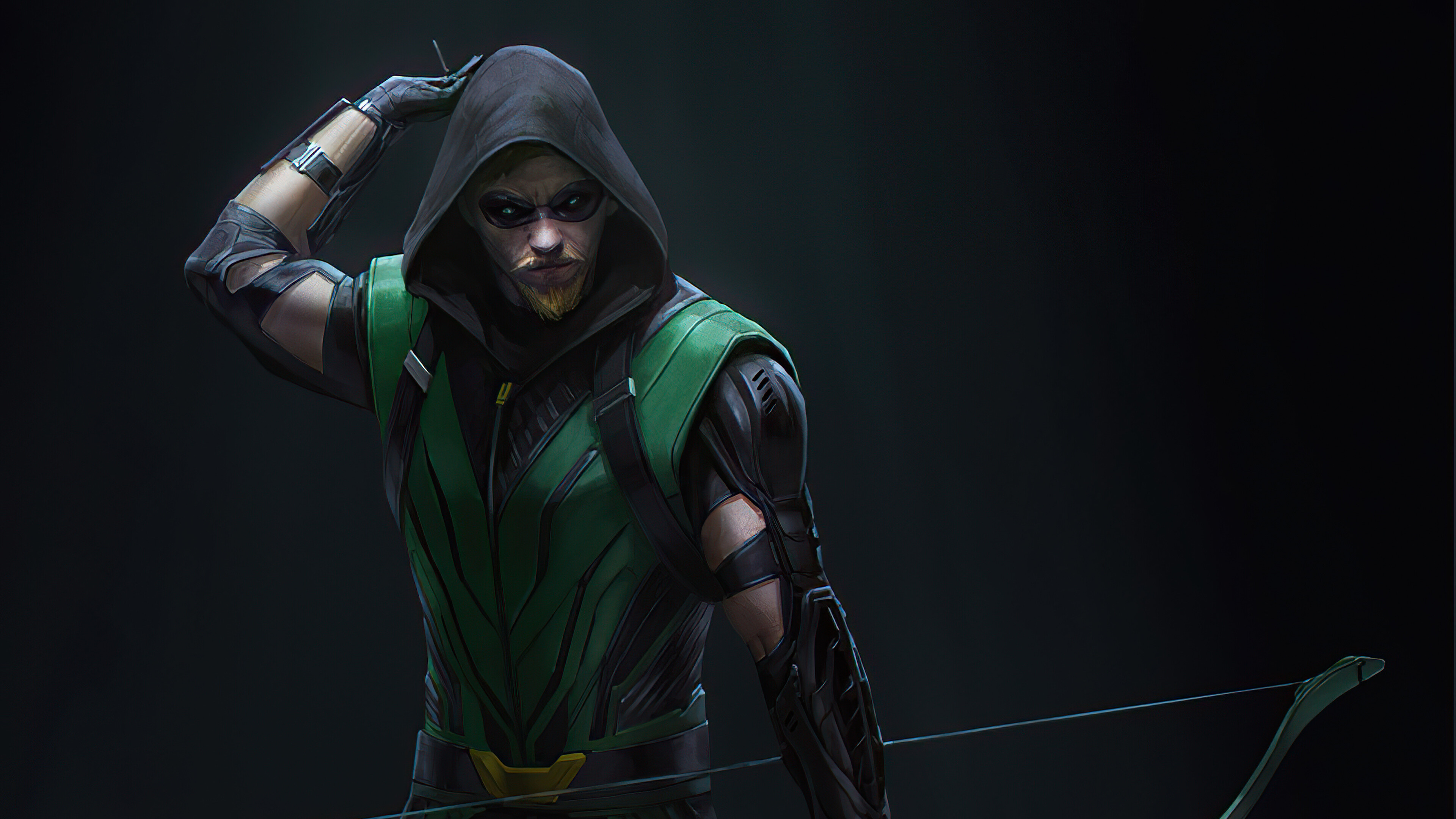 Green Arrow: Oliver Queen, The 2017 video games Injustice 2. 3840x2160 4K Wallpaper.