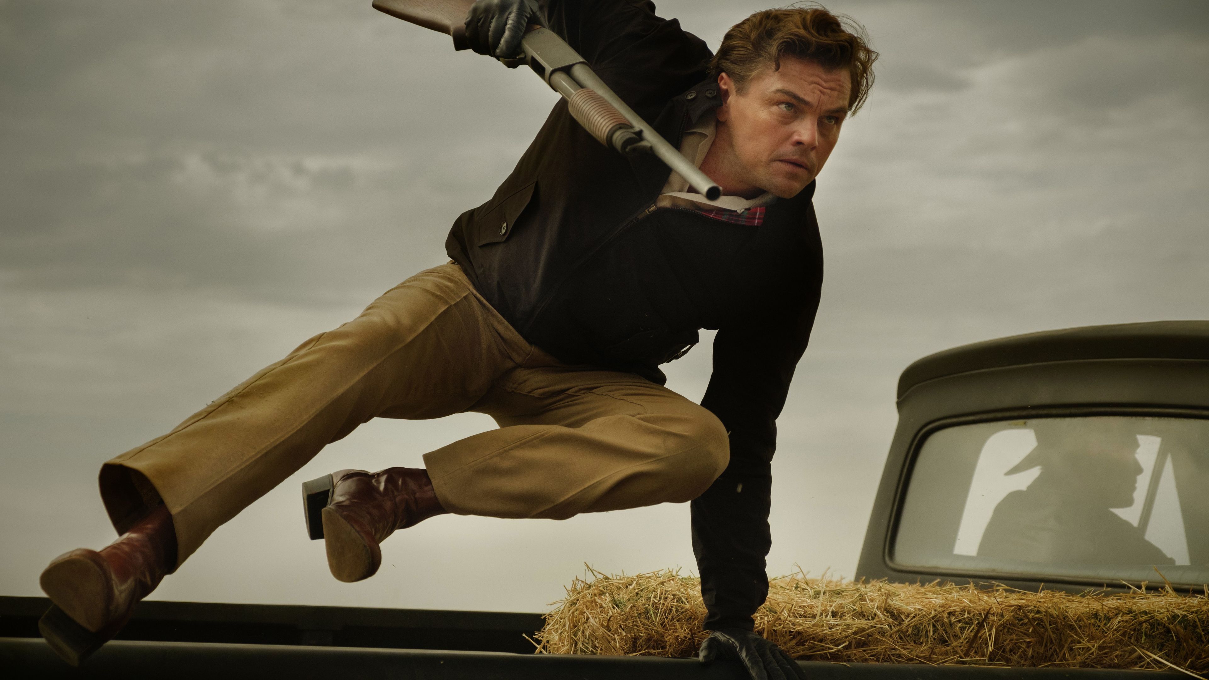 Once Upon a Time in Hollywood, Movies, Leonardo DiCaprio, Luke Perry, 3840x2160 4K Desktop