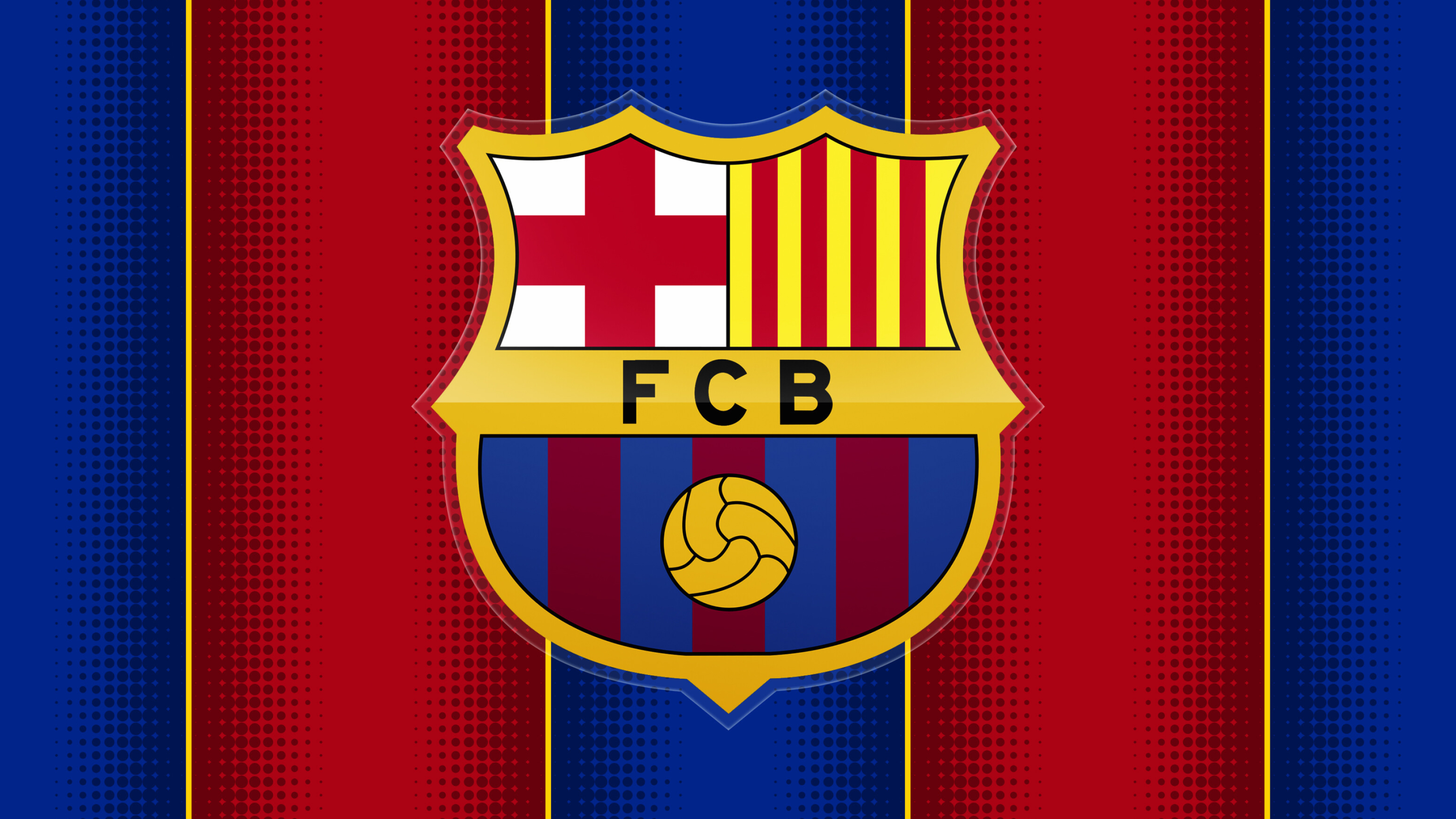 FC Barcelona: Barca, A professional football club based in Spain. 3840x2160 4K Background.