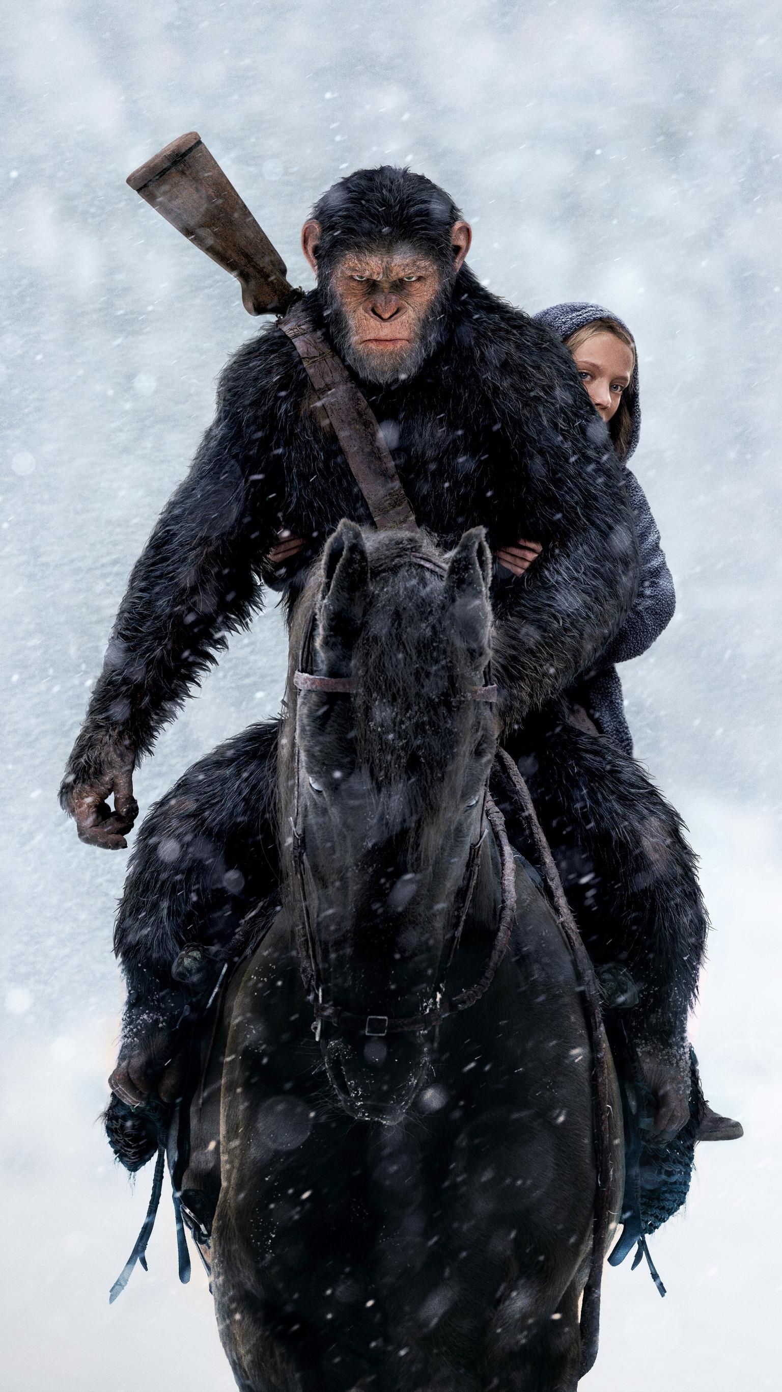 Planet of the Apes, Creative fan ideas, Ape-themed art, Fascinating trilogy, 1540x2740 HD Handy
