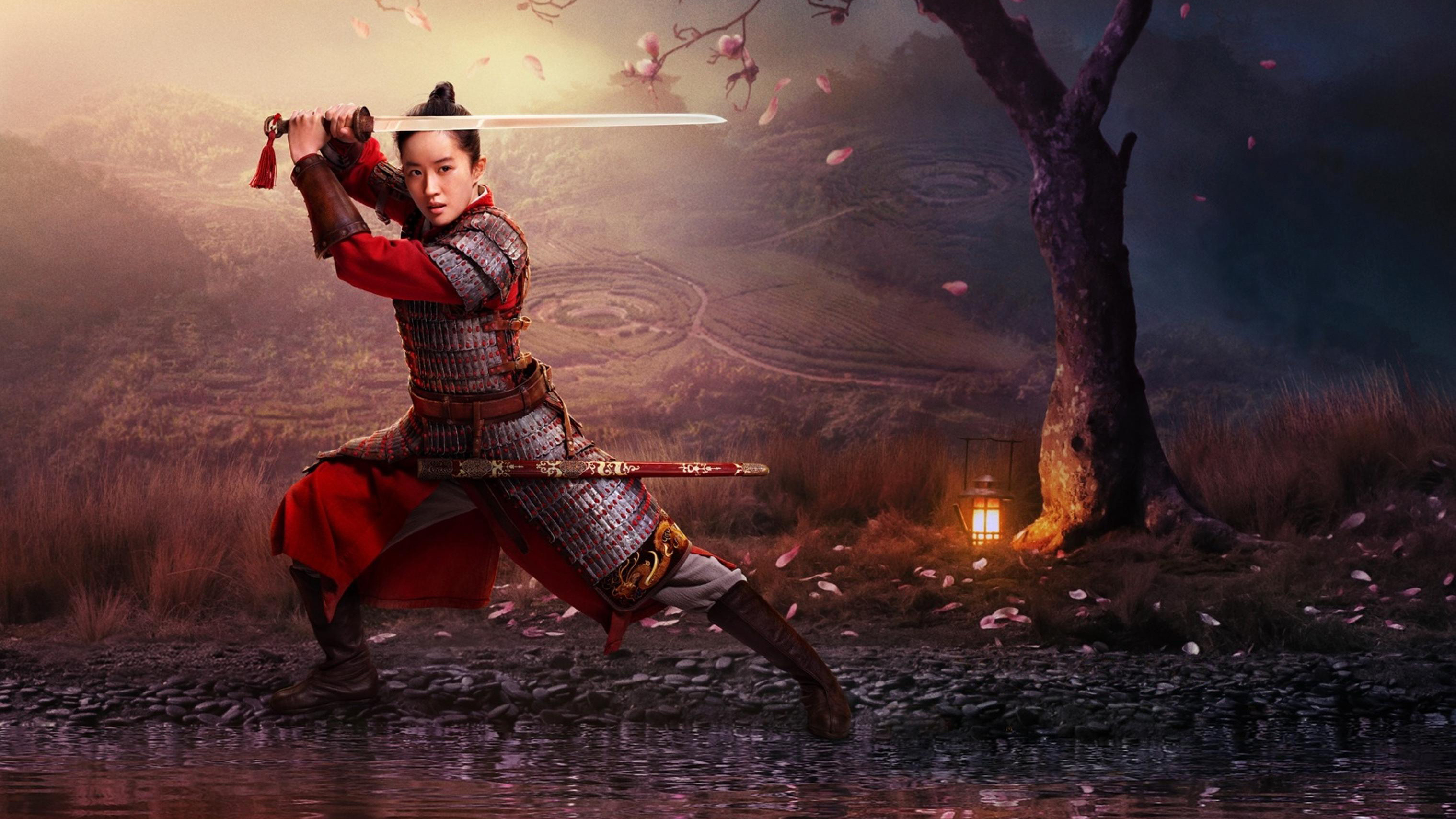 Mulan (Movie): A 2020 American fantasy action drama film produced by Walt Disney Pictures. 3040x1710 HD Wallpaper.