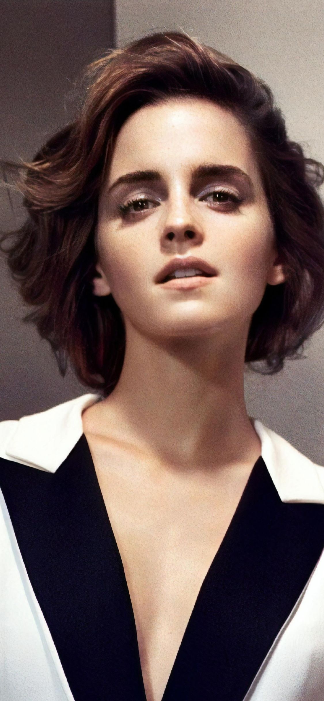 Emma Watson, Movies, Actress, Short Hair, 1130x2440 HD Handy