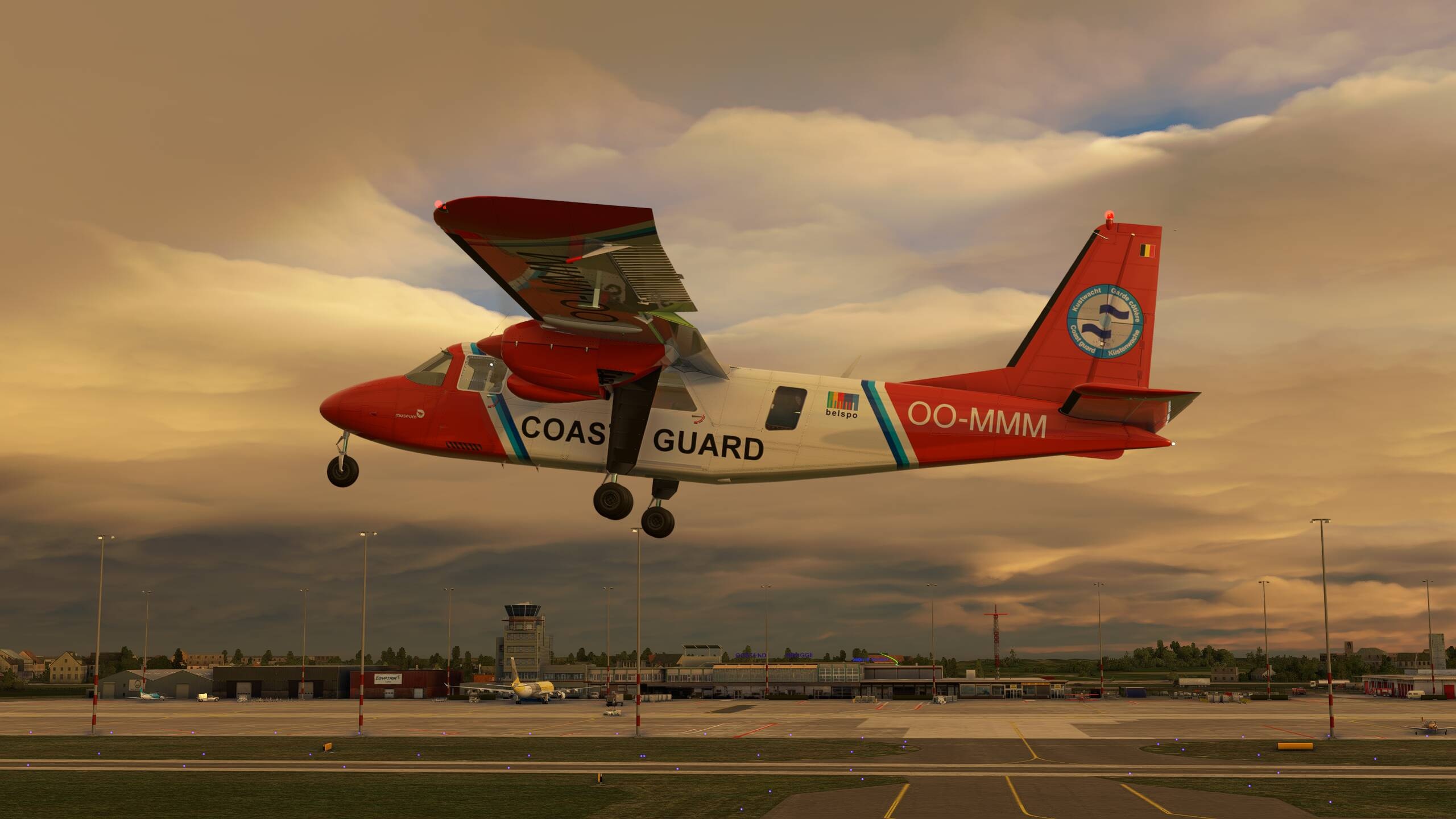 BN-2 Islander, Flight Simulator, Virtual Aviation, Fastened Plum, 2560x1440 HD Desktop
