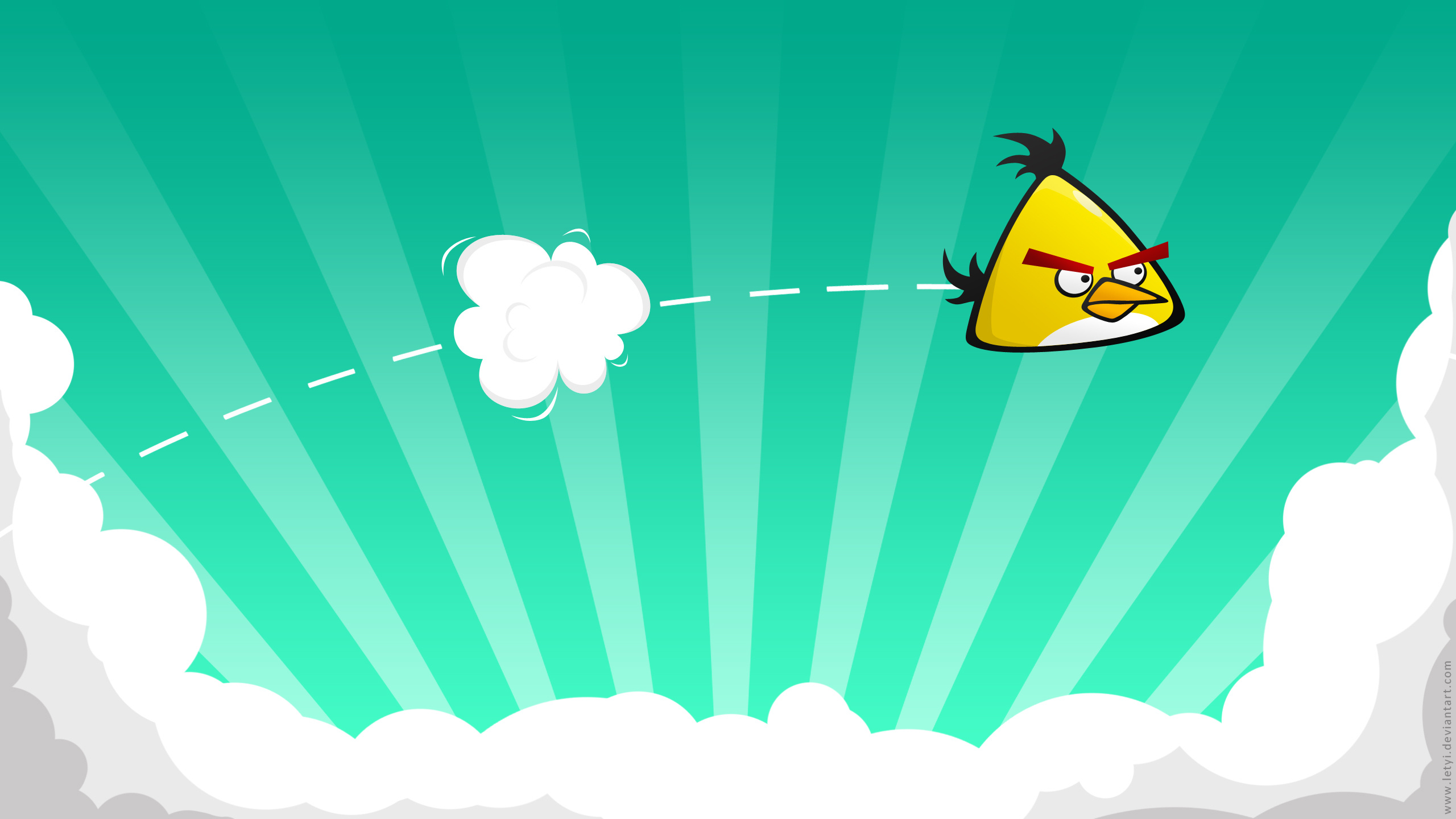 Angry Birds wallpaper, Colorful design, Gaming visuals, Bird characters, 2560x1440 HD Desktop