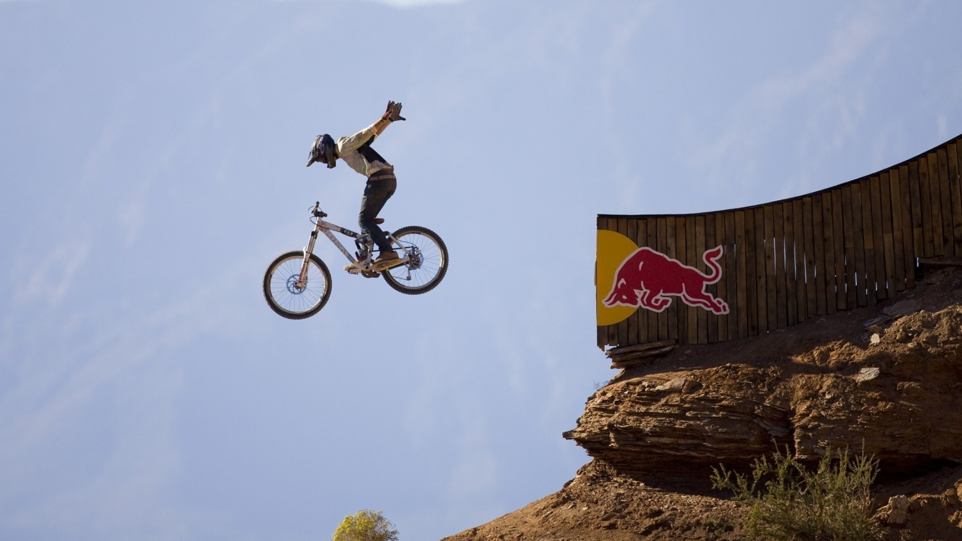 BMX (Sports): It Gives You Wings! Red Bull Rampage In Virgin, Utah, 20th anniversary, 2021. 1920x1080 Full HD Background.
