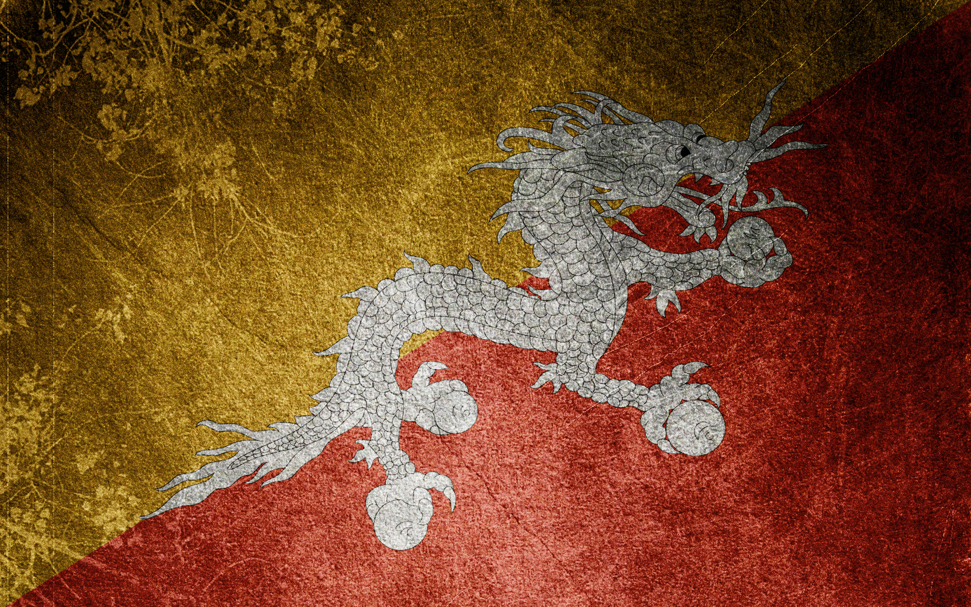 Bhutan travels, Flag wallpapers, Patriotic pride, National symbol, 1920x1200 HD Desktop