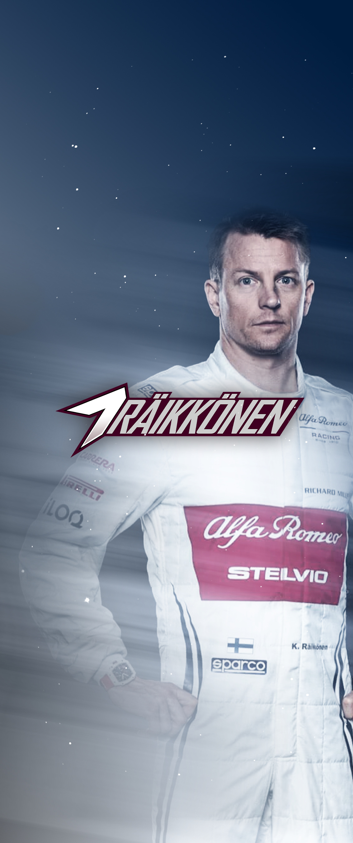 Kimi Raikkonen, Sports icon, Formula 1 race, Racing superstar, 1140x2710 HD Phone