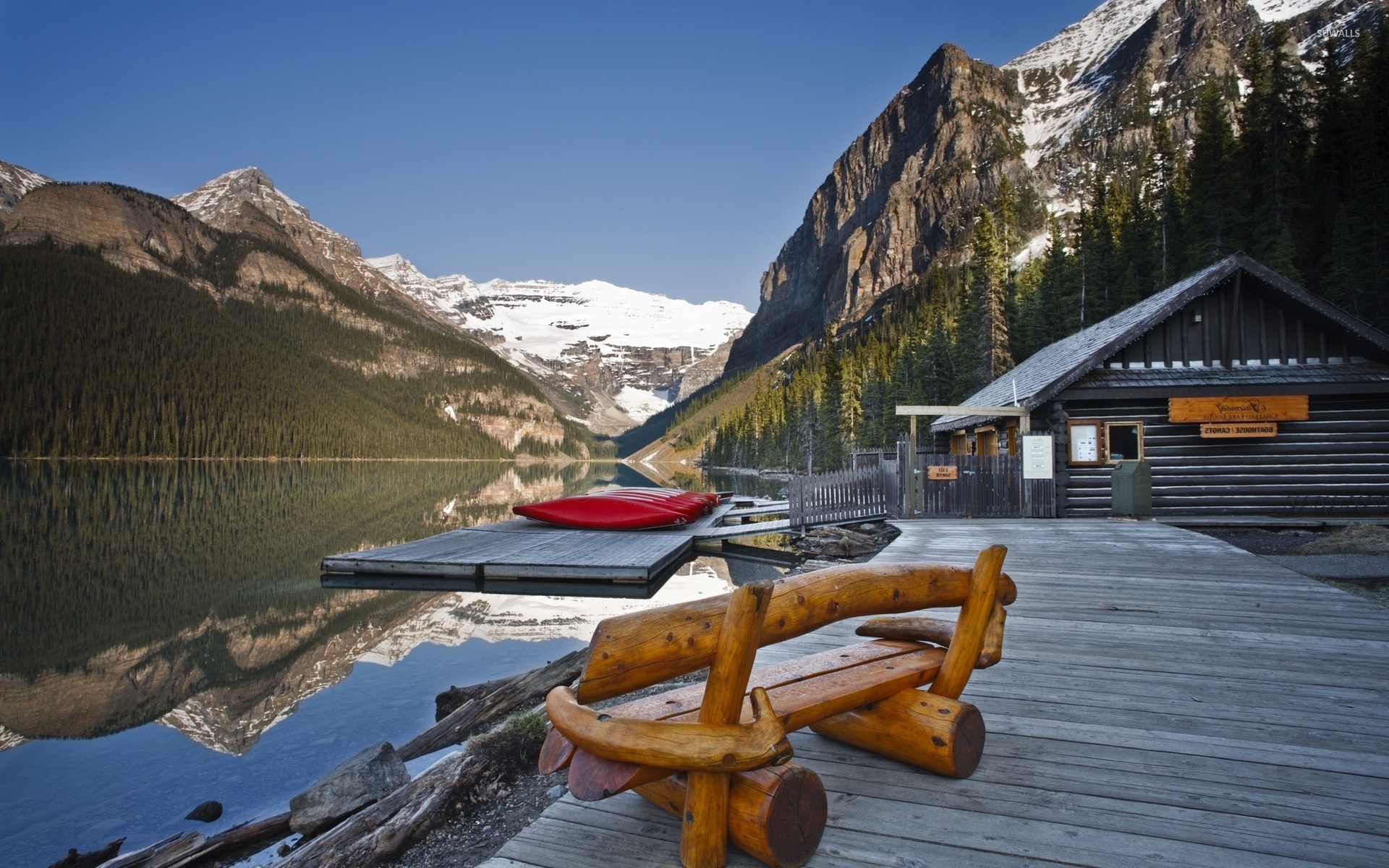 Lake Louise, Resort in paradise, World-class destination, Spectacular views, 1920x1200 HD Desktop