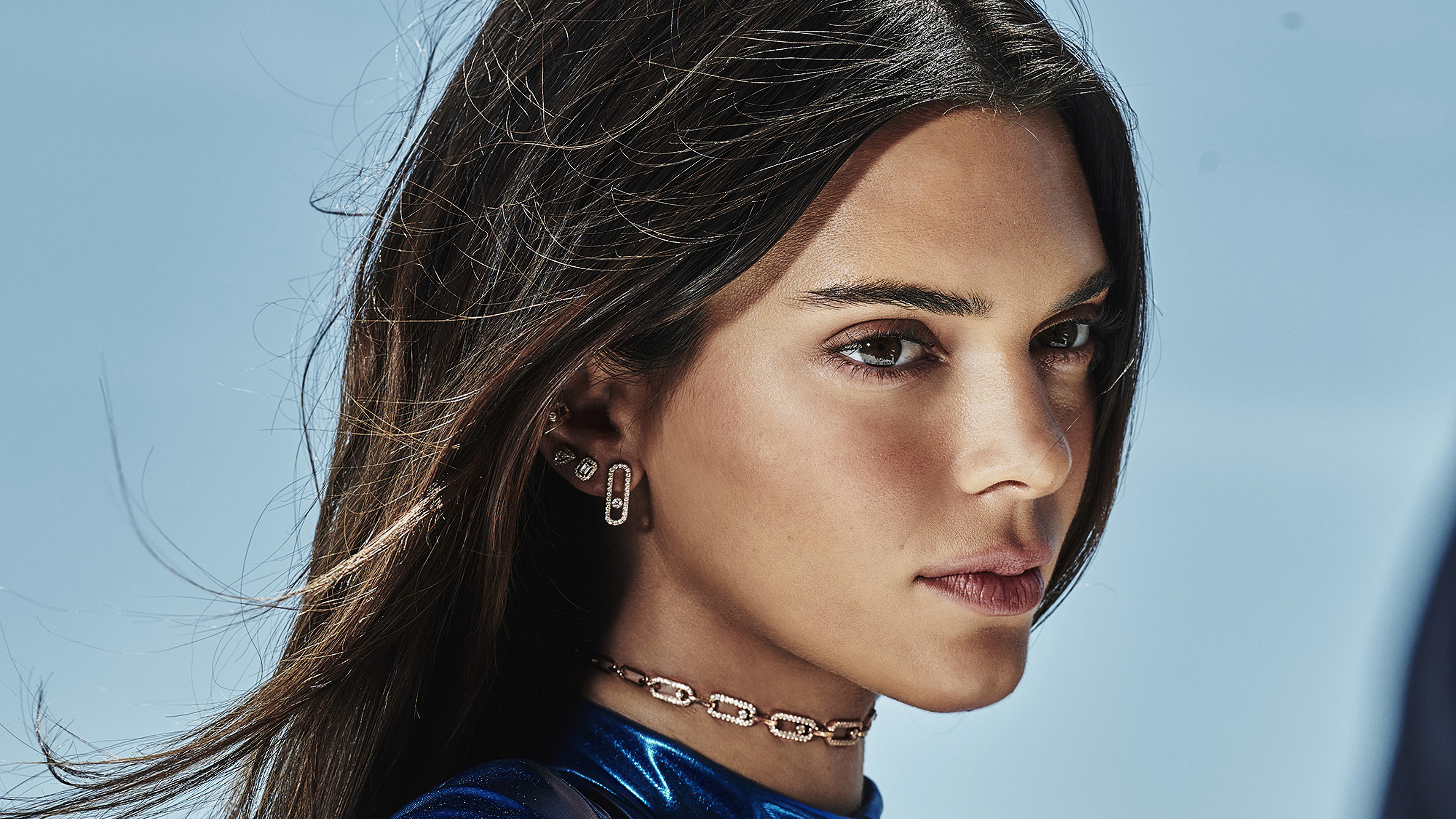 Kendall Jenner campaign, HD celebrities, Mesmerizing jewelry, Stunning visuals, 3840x2160 4K Desktop