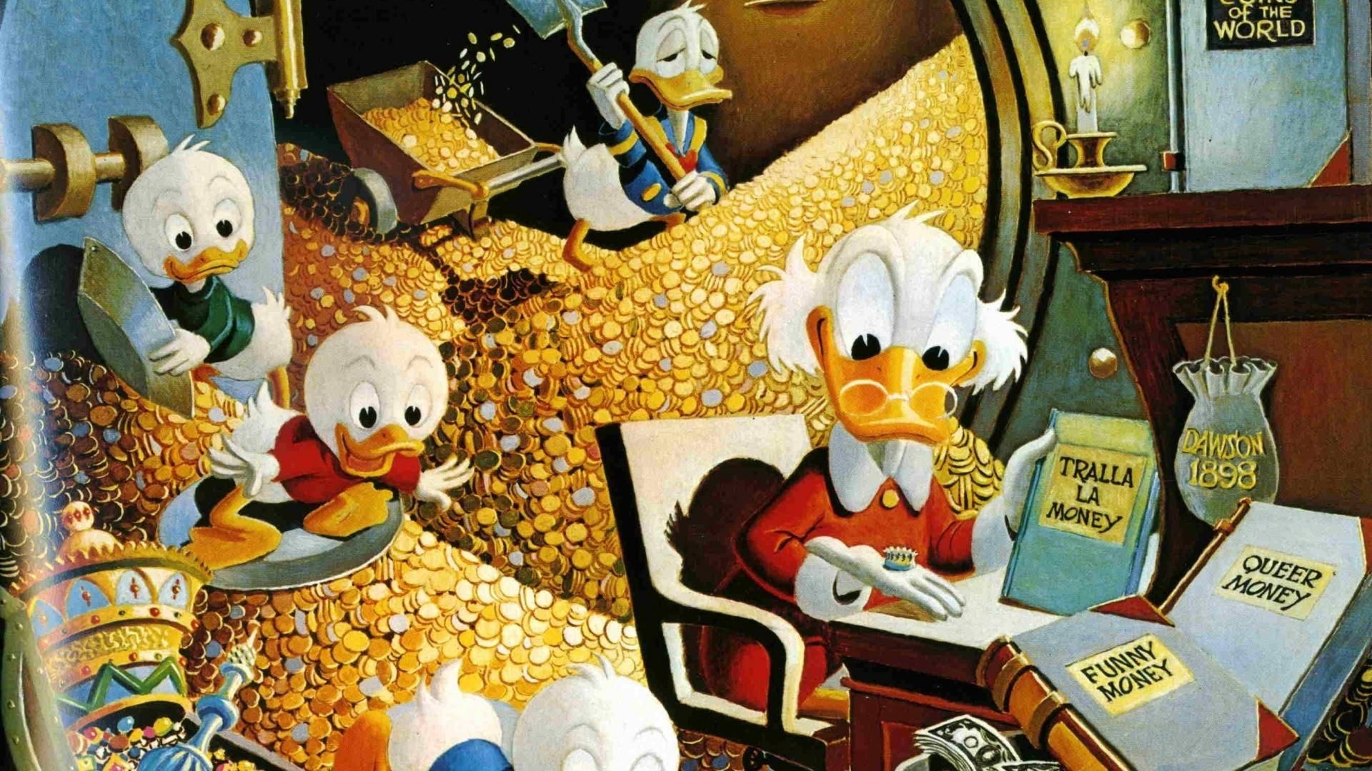 Scrooge McDuck, Animation, Uncle Scrooge wallpapers, 1920x1080 Full HD Desktop