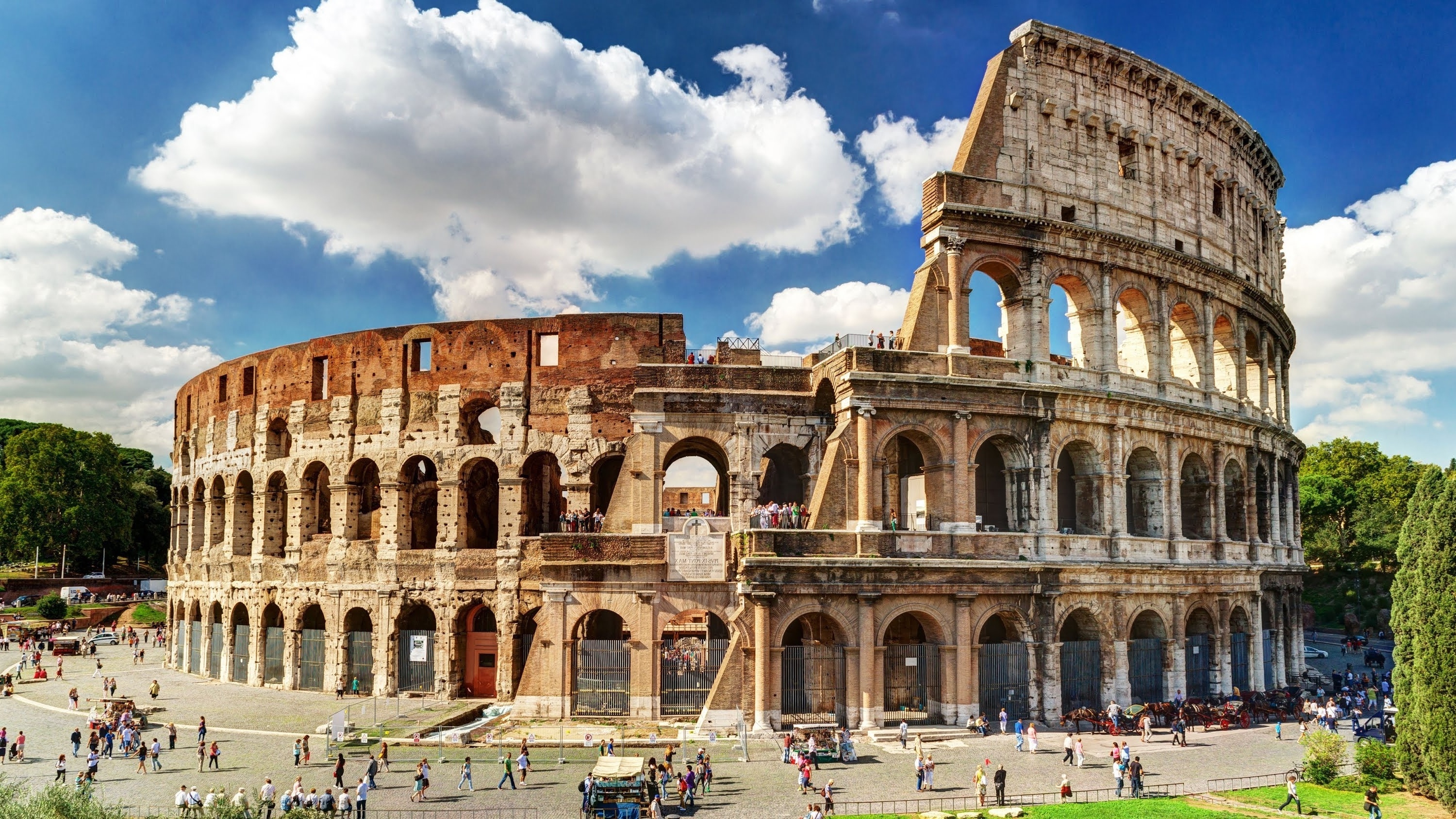Colosseum, Italy, Rome, Resolution, 3000x1690 HD Desktop