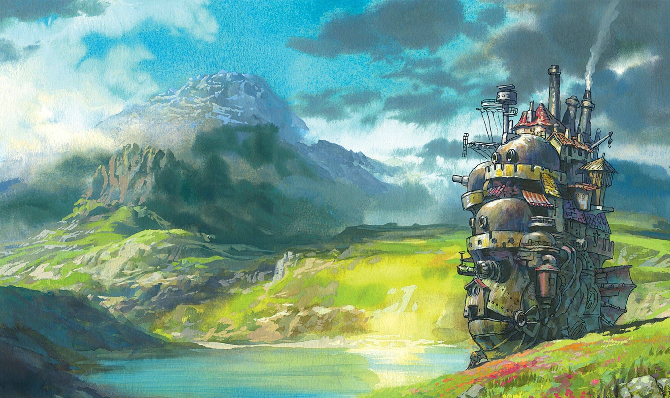 Howl's Moving Castle, Studio Ghibli, Twitter, 2700x1610 HD Desktop