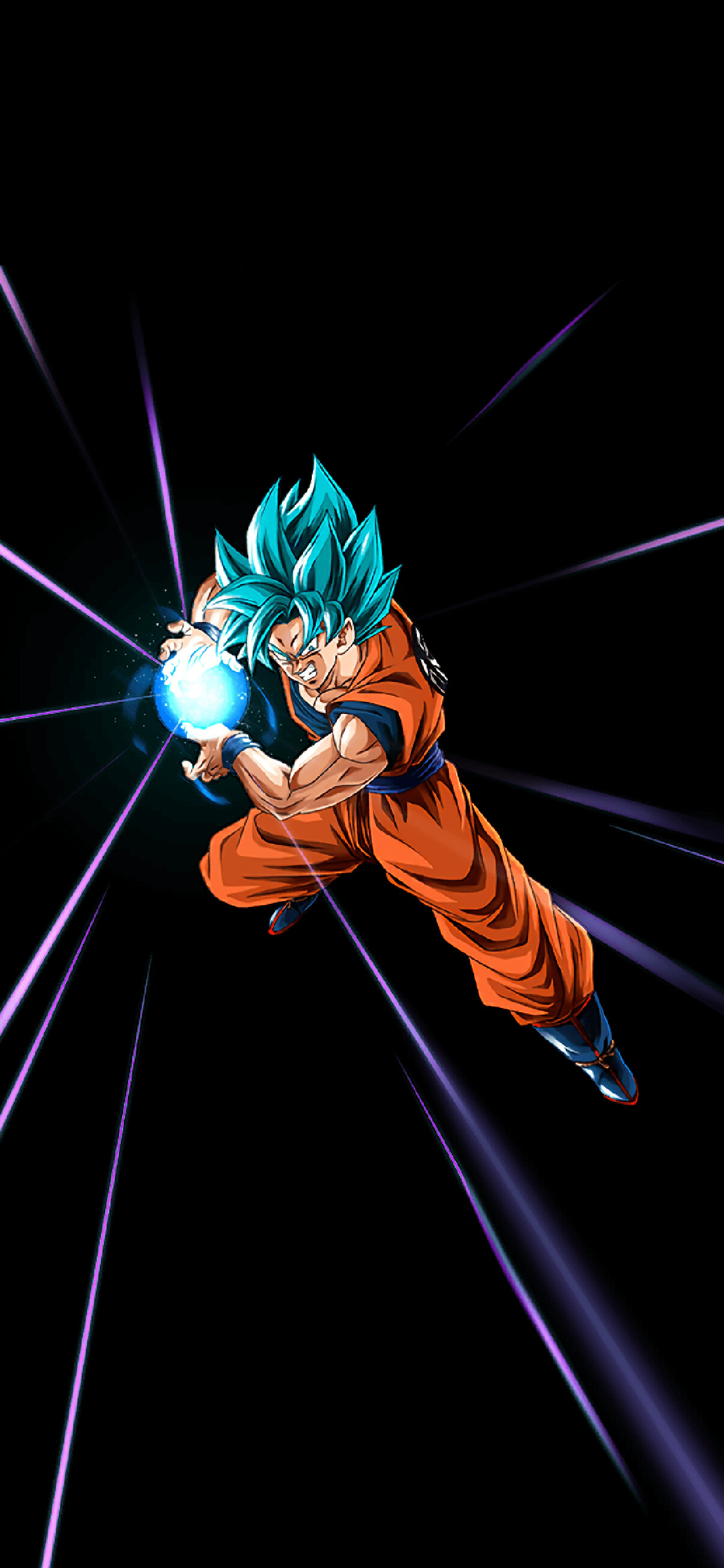Goku Kamehameha: Dragon Ball, A boy with superhuman strength, Shooting out a streaming, powerful beam of energy. 1210x2610 HD Background.