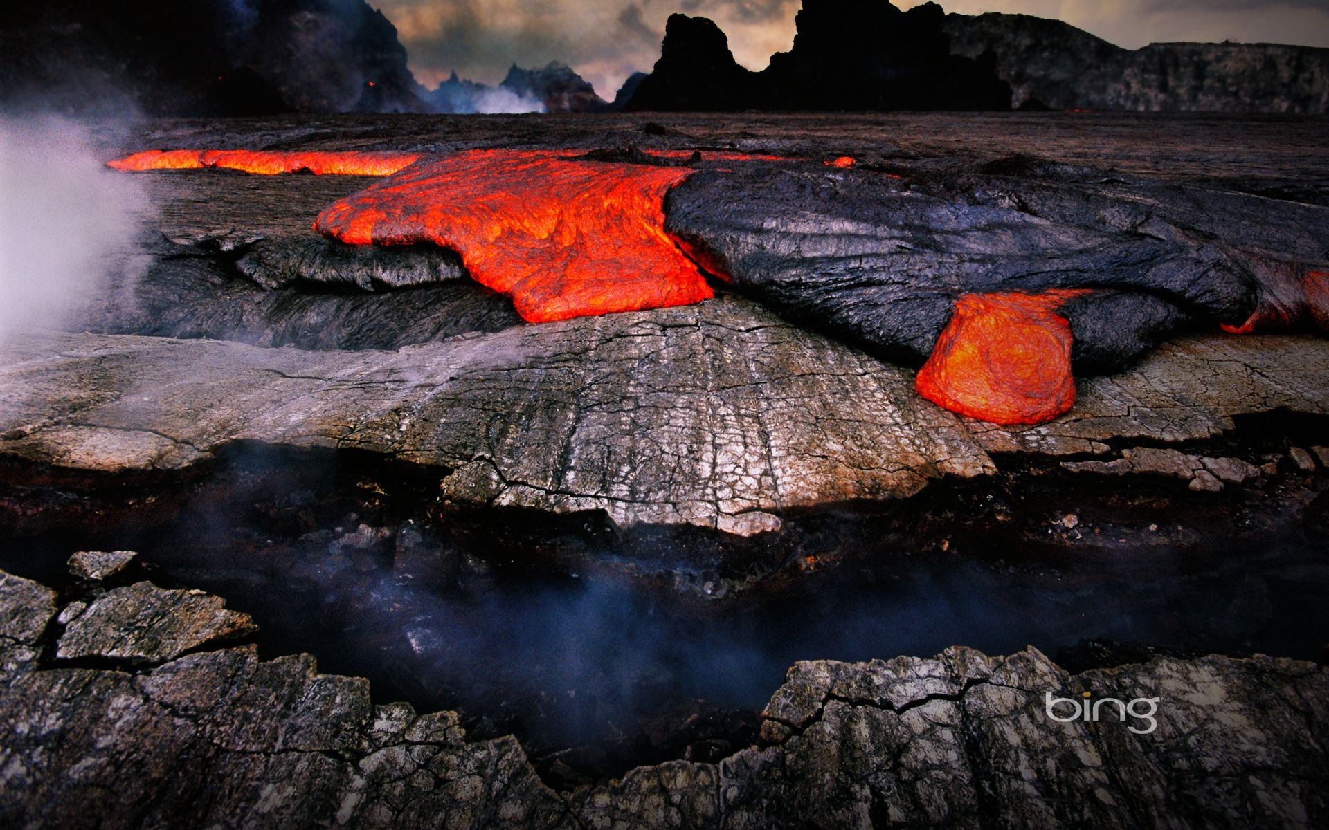 Hawaii Volcanoes National Park, Downloads for Windows, Scenic beauty, Volcanic landscapes, 1920x1200 HD Desktop