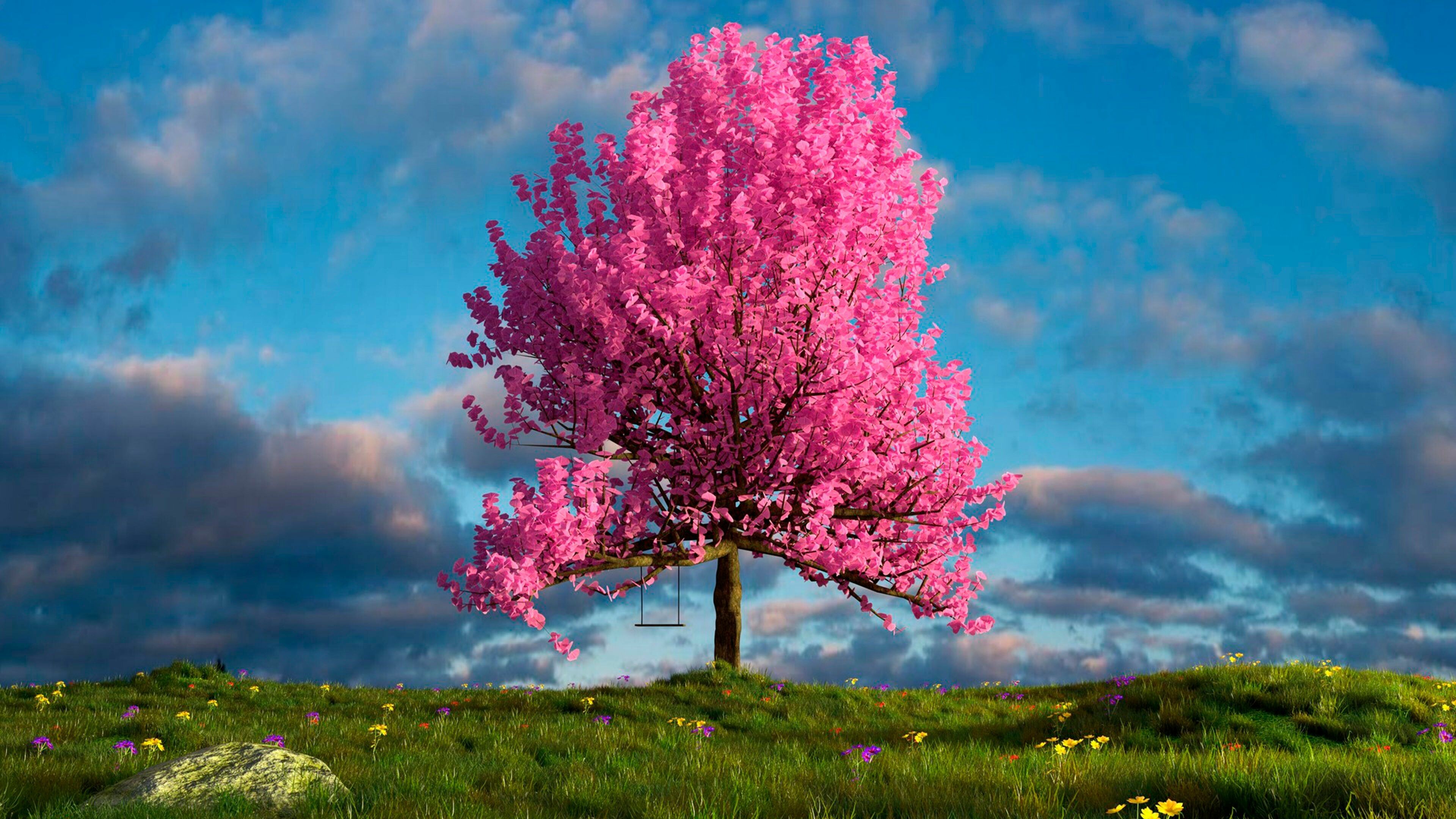 Mesmerizing tree visuals, High-resolution beauty, Nature's splendor, Captivating backgrounds, 3840x2160 4K Desktop