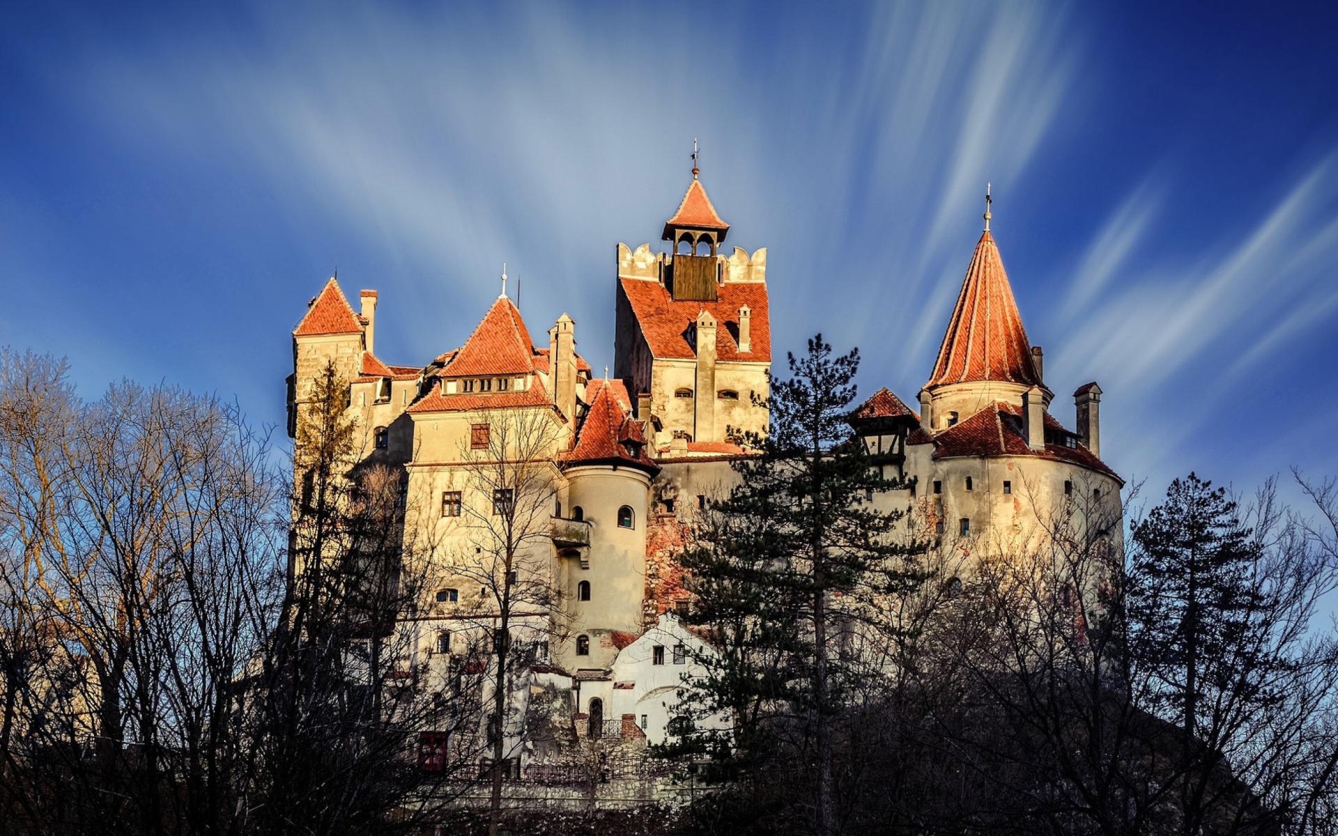 Bran Castle Transylvania, Transylvanian beauty, Historic castle, Romanian architecture, 1920x1200 HD Desktop
