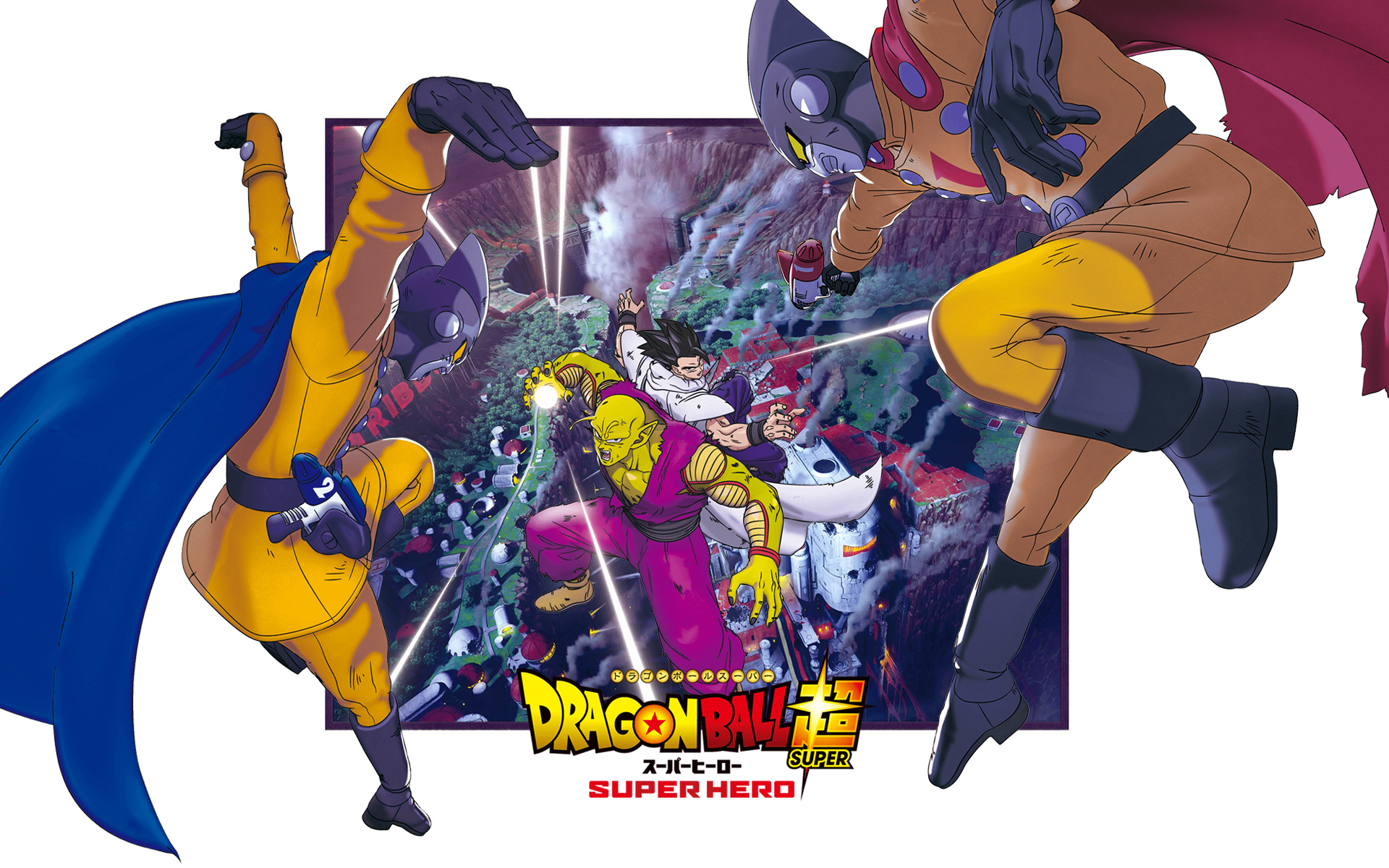 Dragon Ball Super: Super Hero, Artwork version 2, Cat with monocle, 1920x1200 HD Desktop