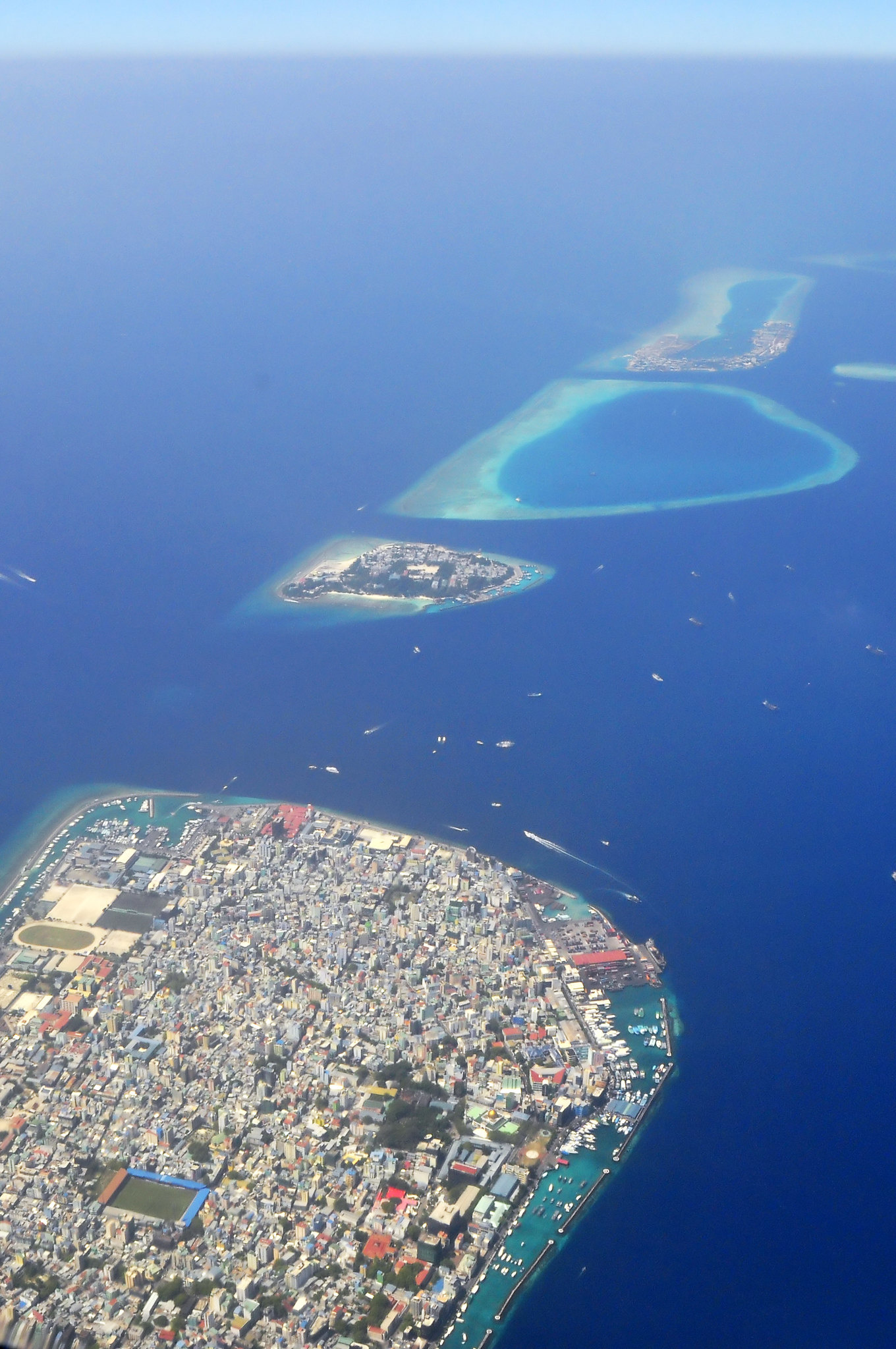 Male (Maldives), Travels, Stunning aerial views, Capital city, 1360x2050 HD Phone