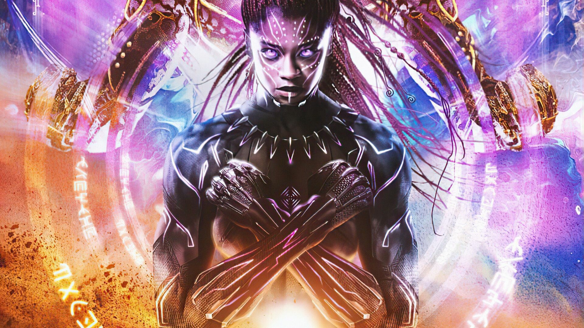 Black Panther: Wakanda Forever: The courageous and tech-savvy younger sister of T'Challa. 1920x1080 Full HD Wallpaper.