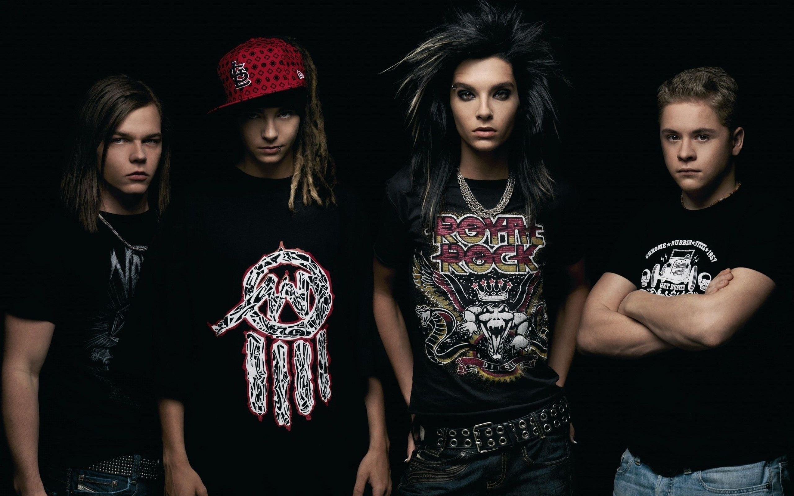 Tokio Hotel: The first MTV Video Music Award, for Best New Artist, 2008. 2560x1600 HD Wallpaper.
