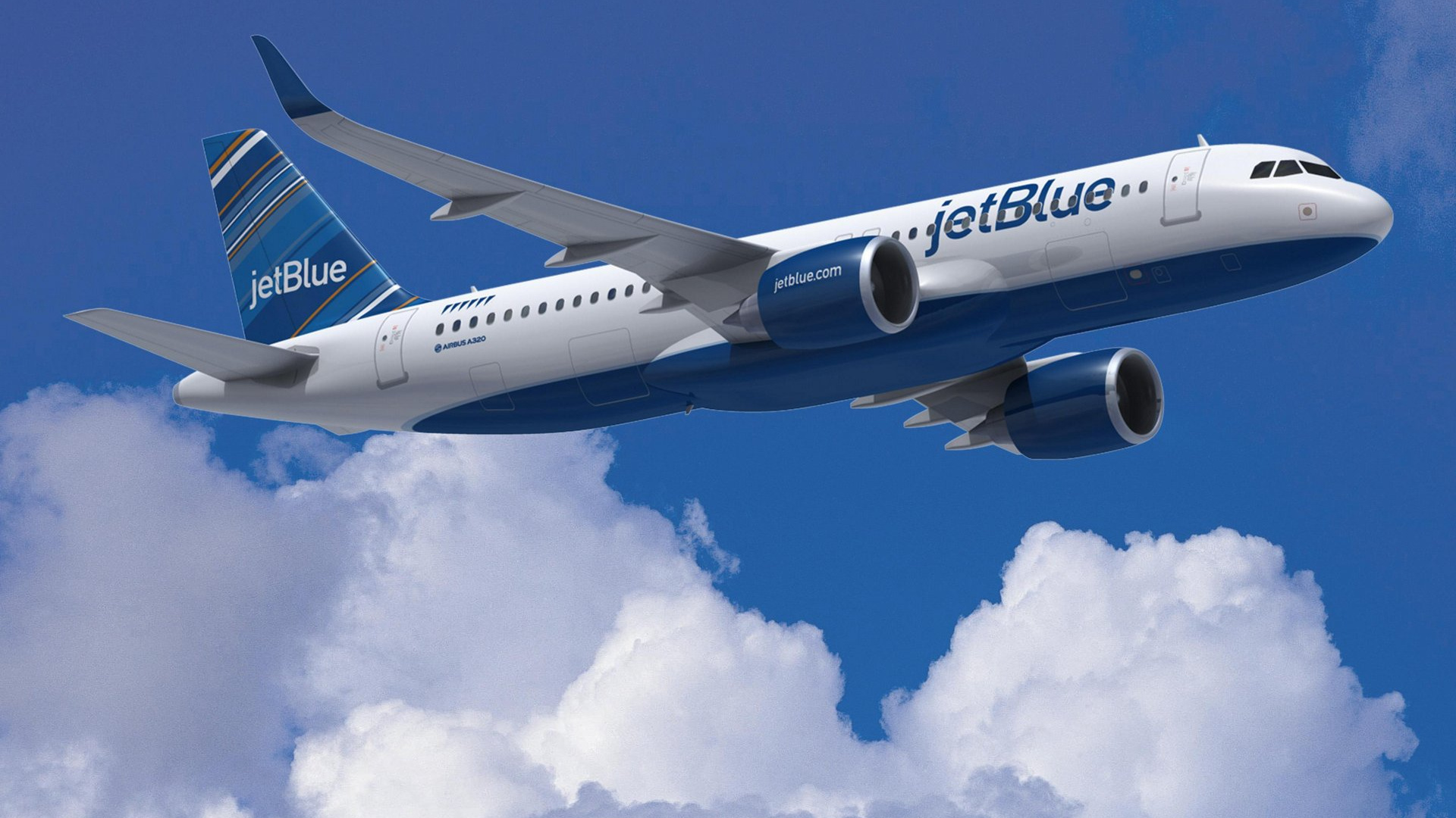 JetBlue Airways, Pratt Whitney GTF engines, Airbus A320neo, Aviation industry updates, 1920x1080 Full HD Desktop