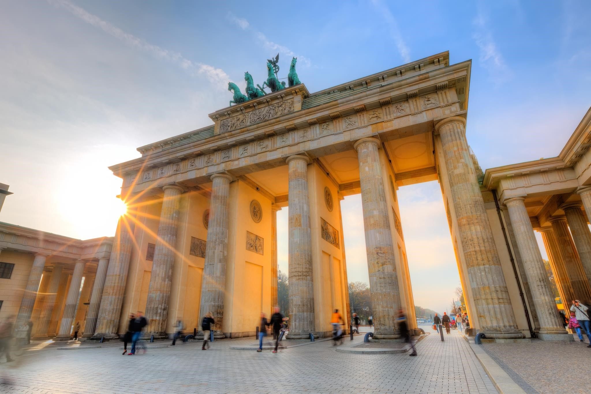 Brandenburg Gate, Iconic monument, Urban symbol, German history, 2050x1370 HD Desktop
