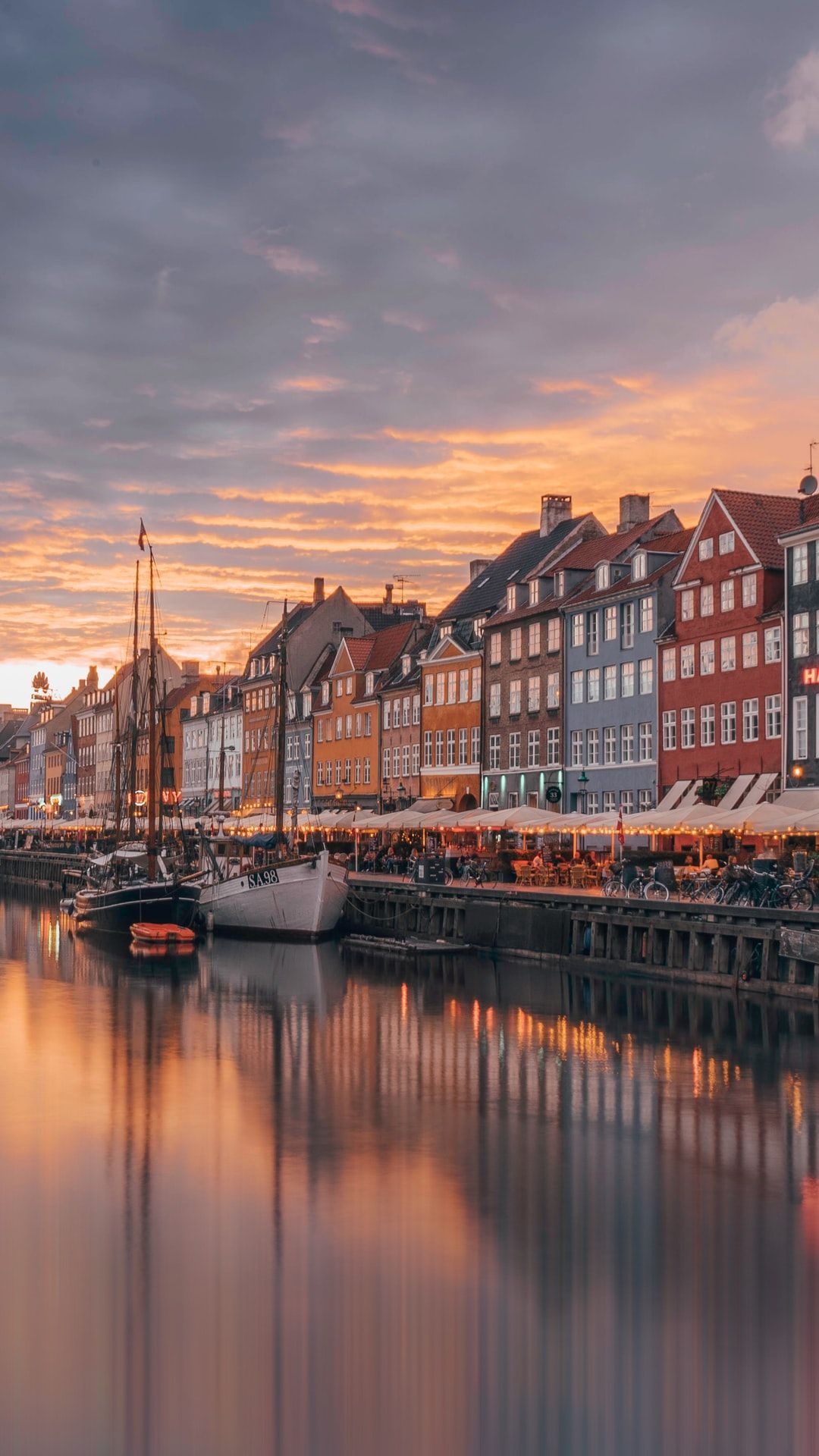 Atemberaubende Naturfotos von Nyhavn, 1080x1920 Full HD Handy