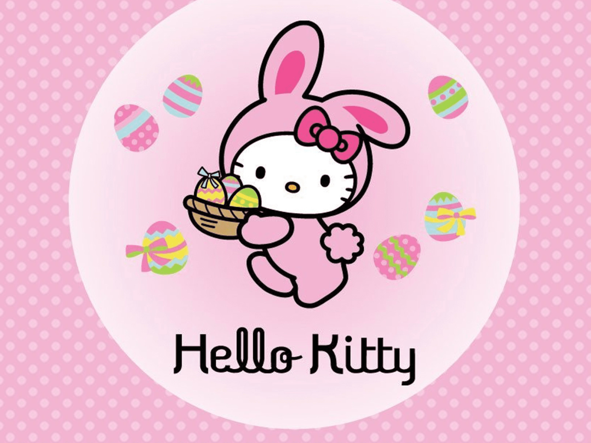 Hello Kitty Easter, Free Hello Kitty wallpaper, Cute and cheerful, Hello Kitty vibes, 2000x1500 HD Desktop