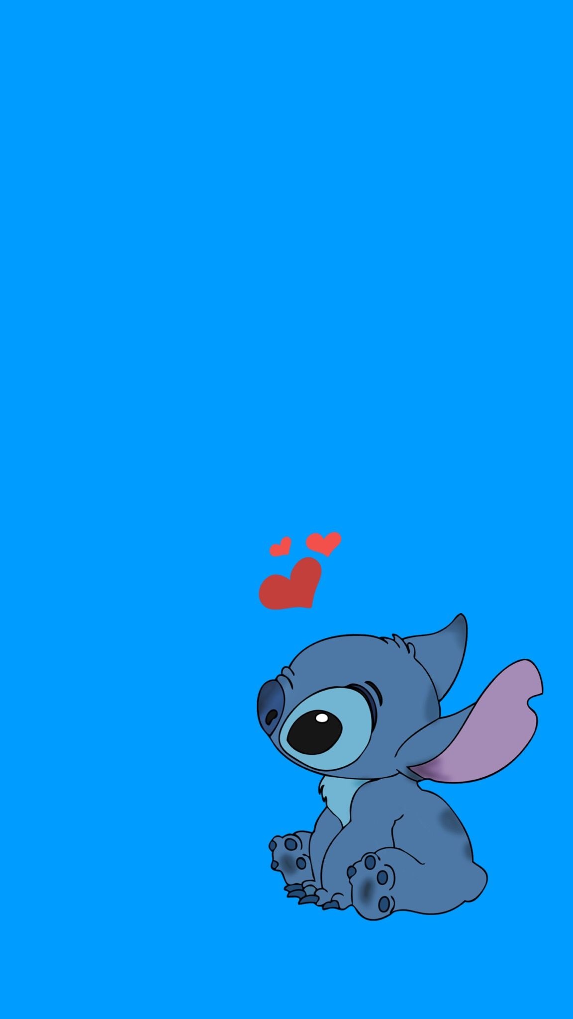 Stitch animation, Perfect for lovers, Stitch love blue, Cute papeis de parede, 1160x2050 HD Handy