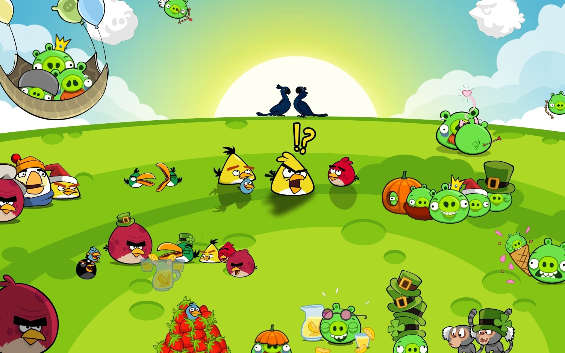 Angry Birds, Widescreen wallpaper, HD wallpapers, Angry bird wallpaper, 1920x1200 HD Desktop