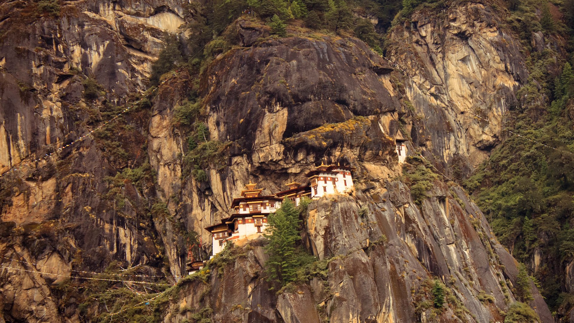 Tiger's Nest, Bhutan, Hiking, Temples, 1920x1080 Full HD Desktop