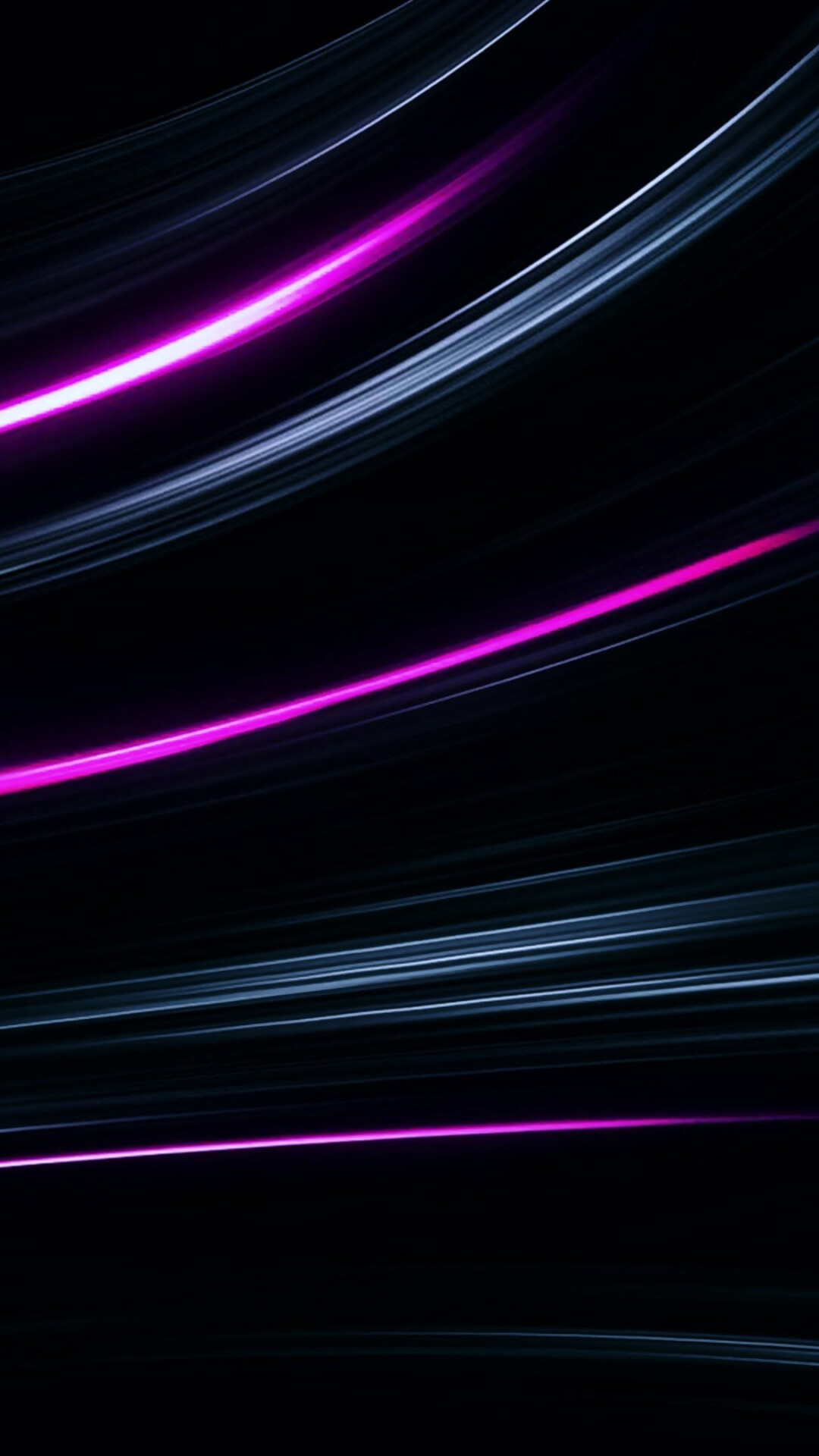 Glow in the Dark: Visual effect lighting, Abstract, Glowing lines. 1080x1920 Full HD Wallpaper.