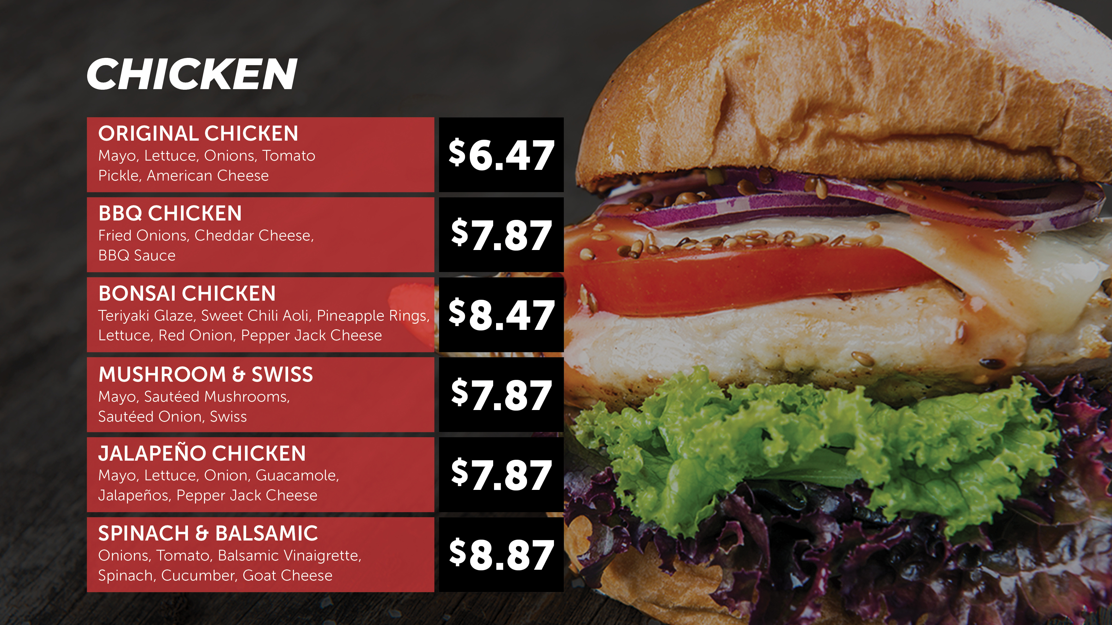 Our fabulous menu, Good Burger, Tasty creations, Flavorful ingredients, 3840x2160 4K Desktop