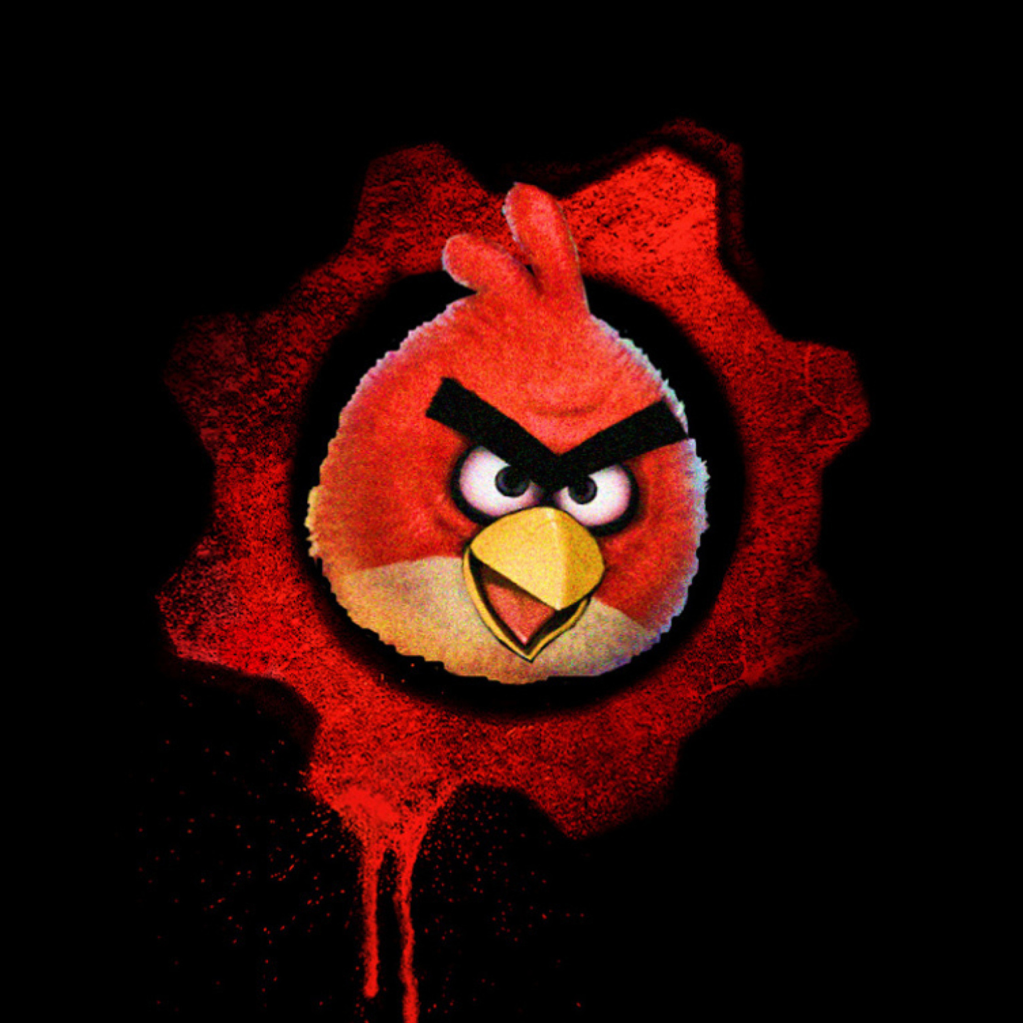 Big Angry Birds wallpaper, iPad Air resolution, Gaming visuals, Bird characters, 2050x2050 HD Phone