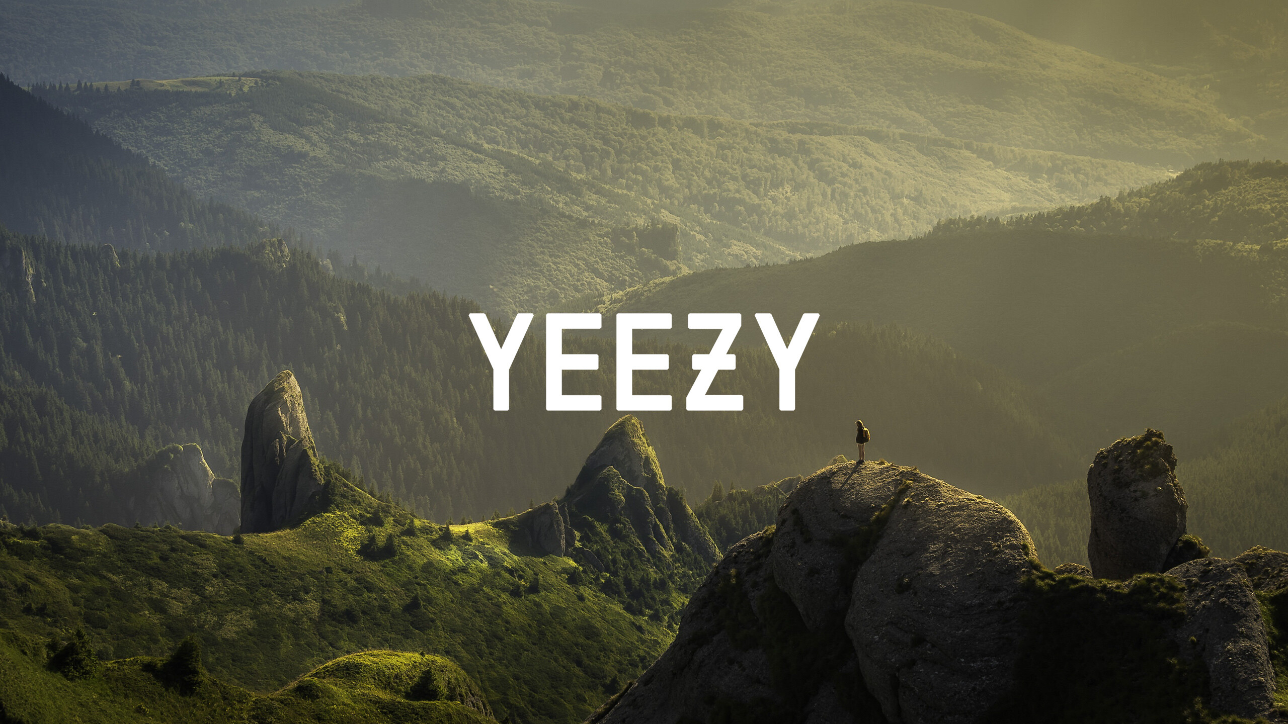 Yeezy: Adidas terminated its collaboration with Kanye West in October 2022. 2560x1440 HD Background.