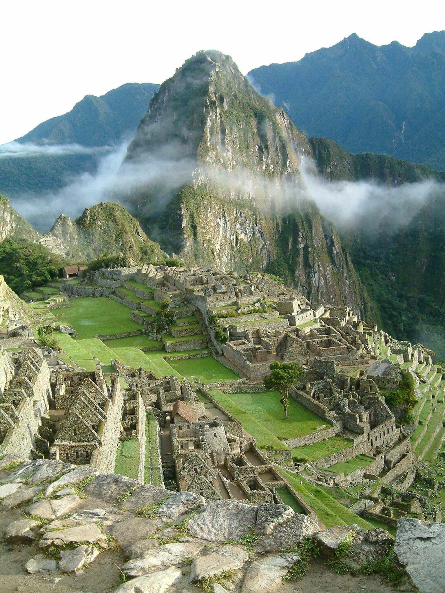 Machu Picchu: Made up of more than 150 buildings ranging from baths and houses to temples and sanctuaries. 1540x2050 HD Wallpaper.