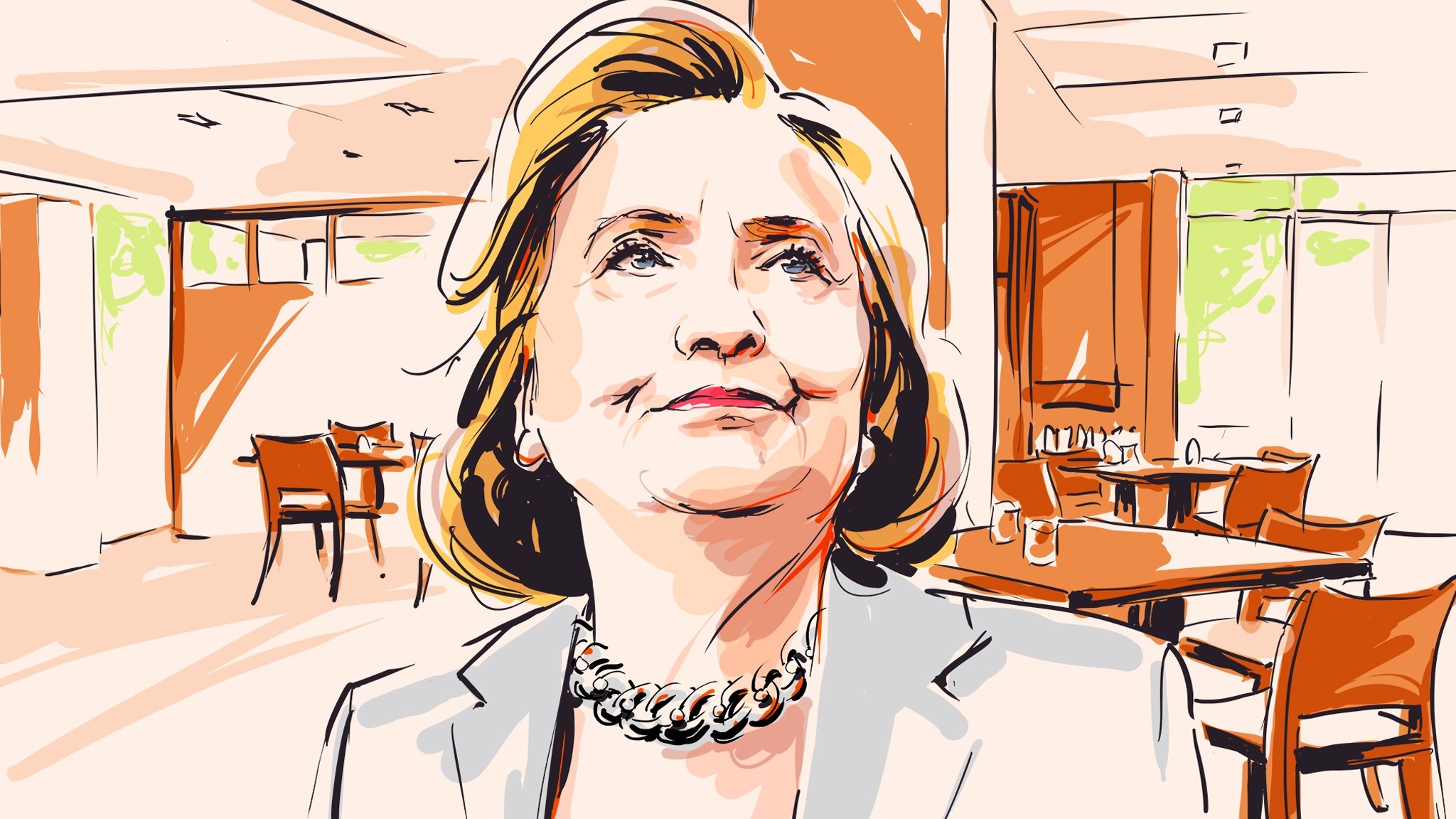 Hillary Clinton, Democracy crisis, Financial Times, 2050x1160 HD Desktop