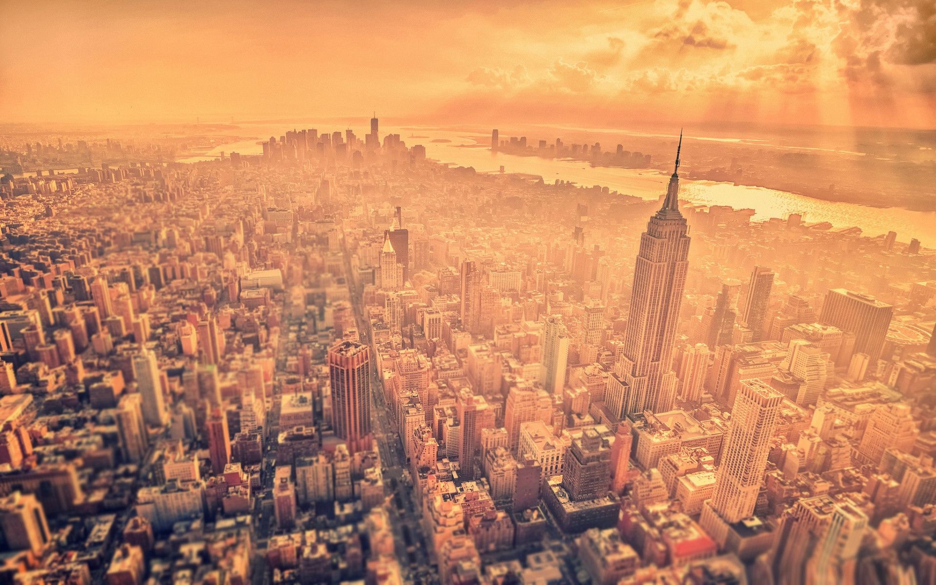 New York: The gateway to the North American continent and its preferred exit to the oceans of the globe. 1920x1200 HD Wallpaper.