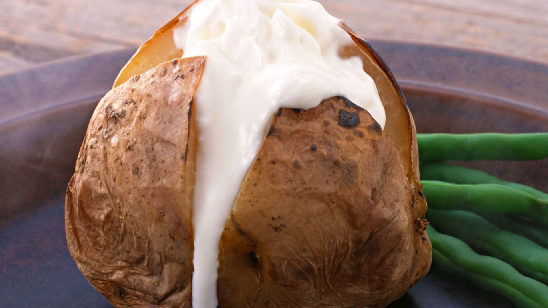 Cream-filled roasted potato, Gourmet delight, Irresistible flavors, Indulgent treat, 1920x1080 Full HD Desktop