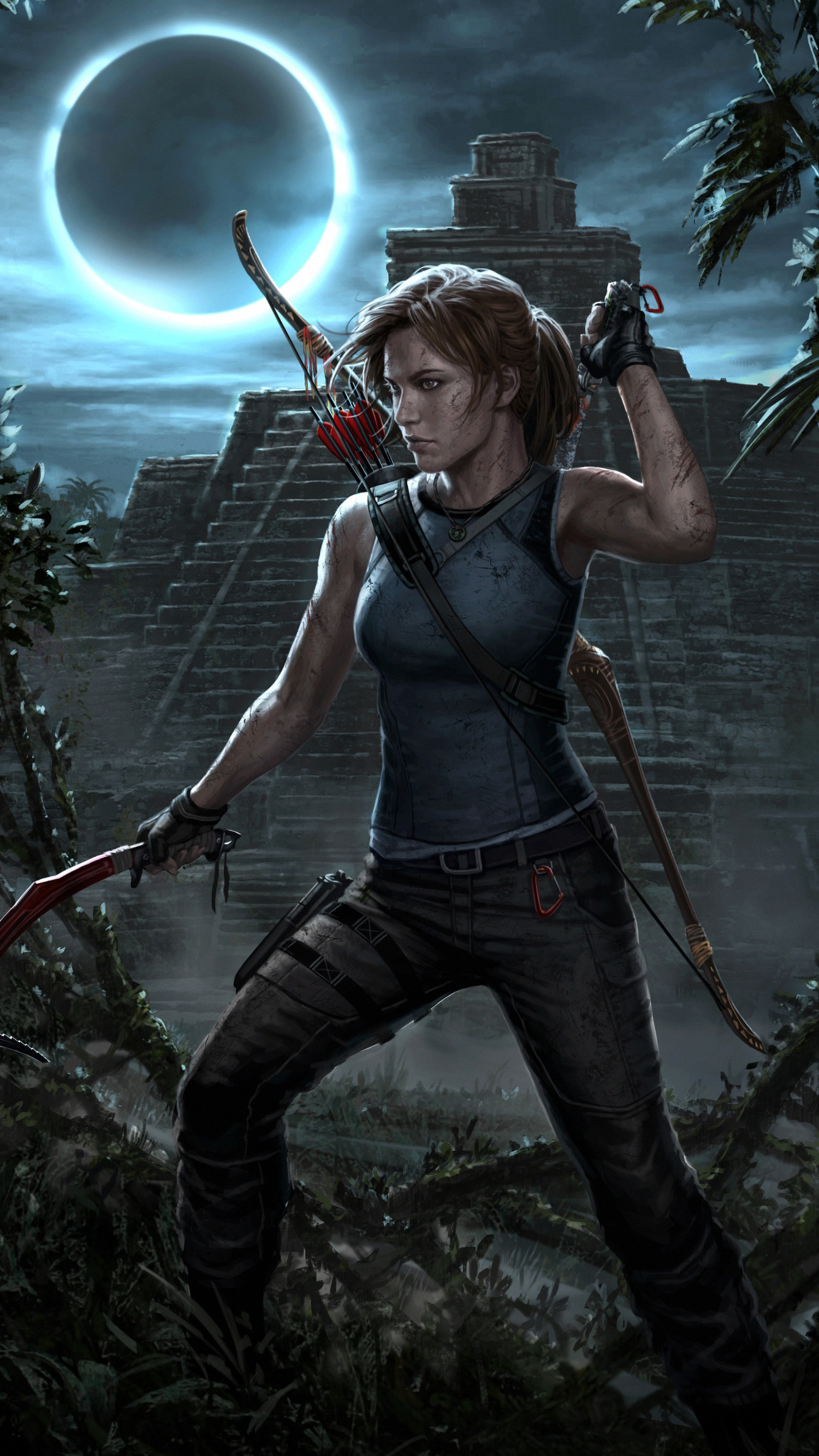 Lara Croft, Shadow of the Tomb Raider 4K wallpapers, 2160x3840 4K Phone