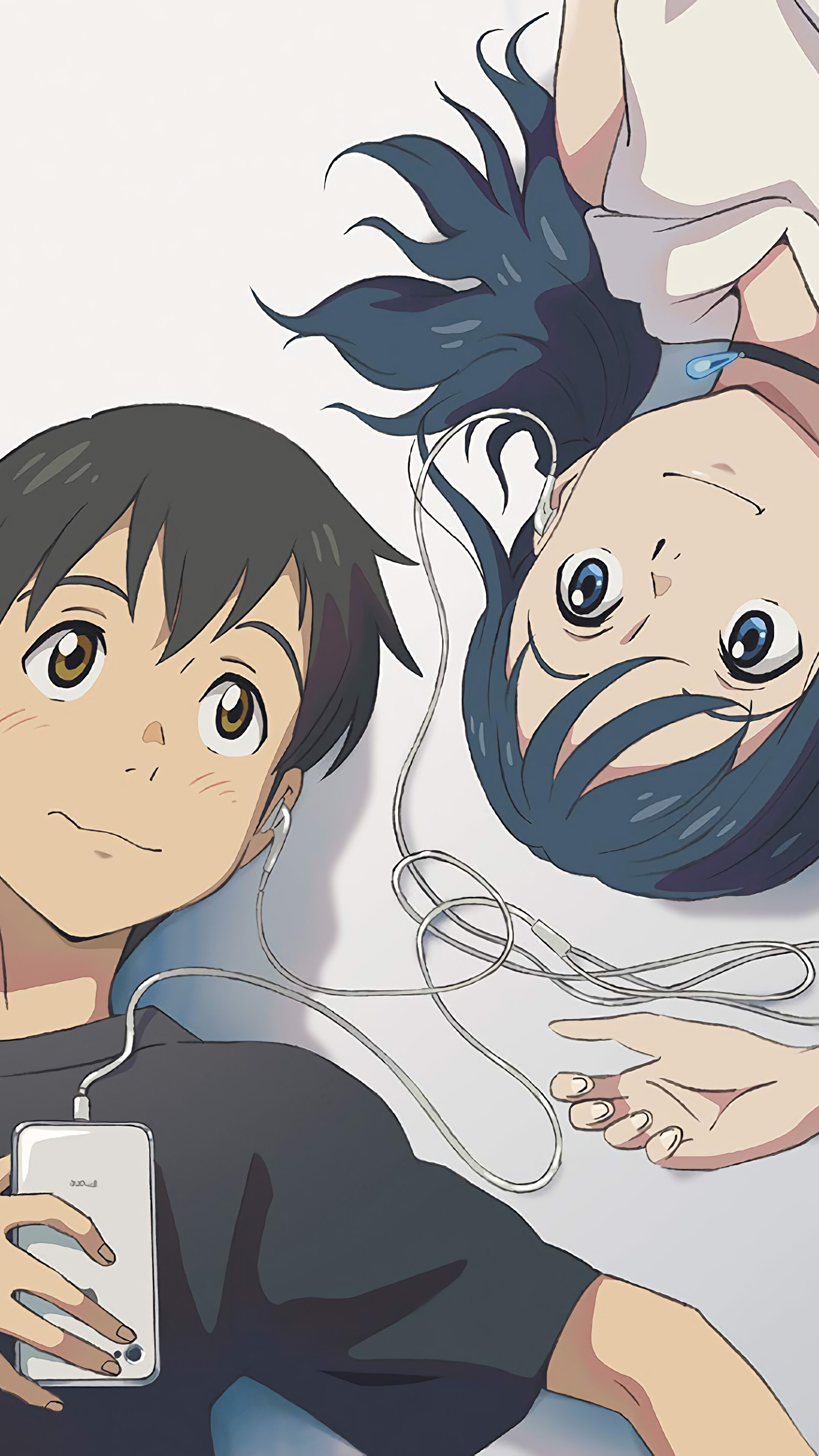 Makoto Shinkai Anime, Hodaka, Top Free, 2160x3840 4K Handy